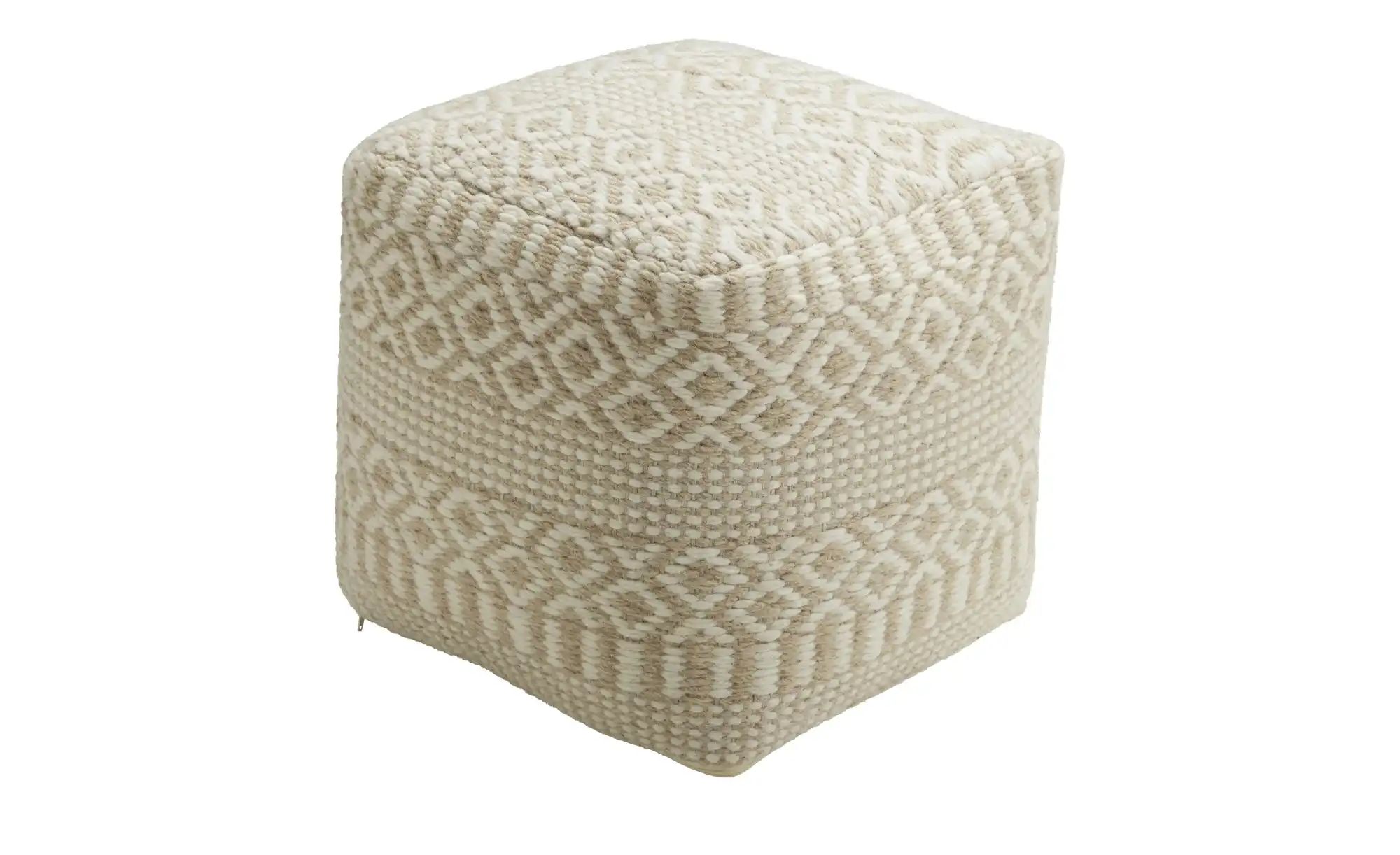 como Sitzpouf  Sarah ¦ beige ¦ Maße (cm): B: 40 H: 40 Polstermöbel > Hocker günstig online kaufen