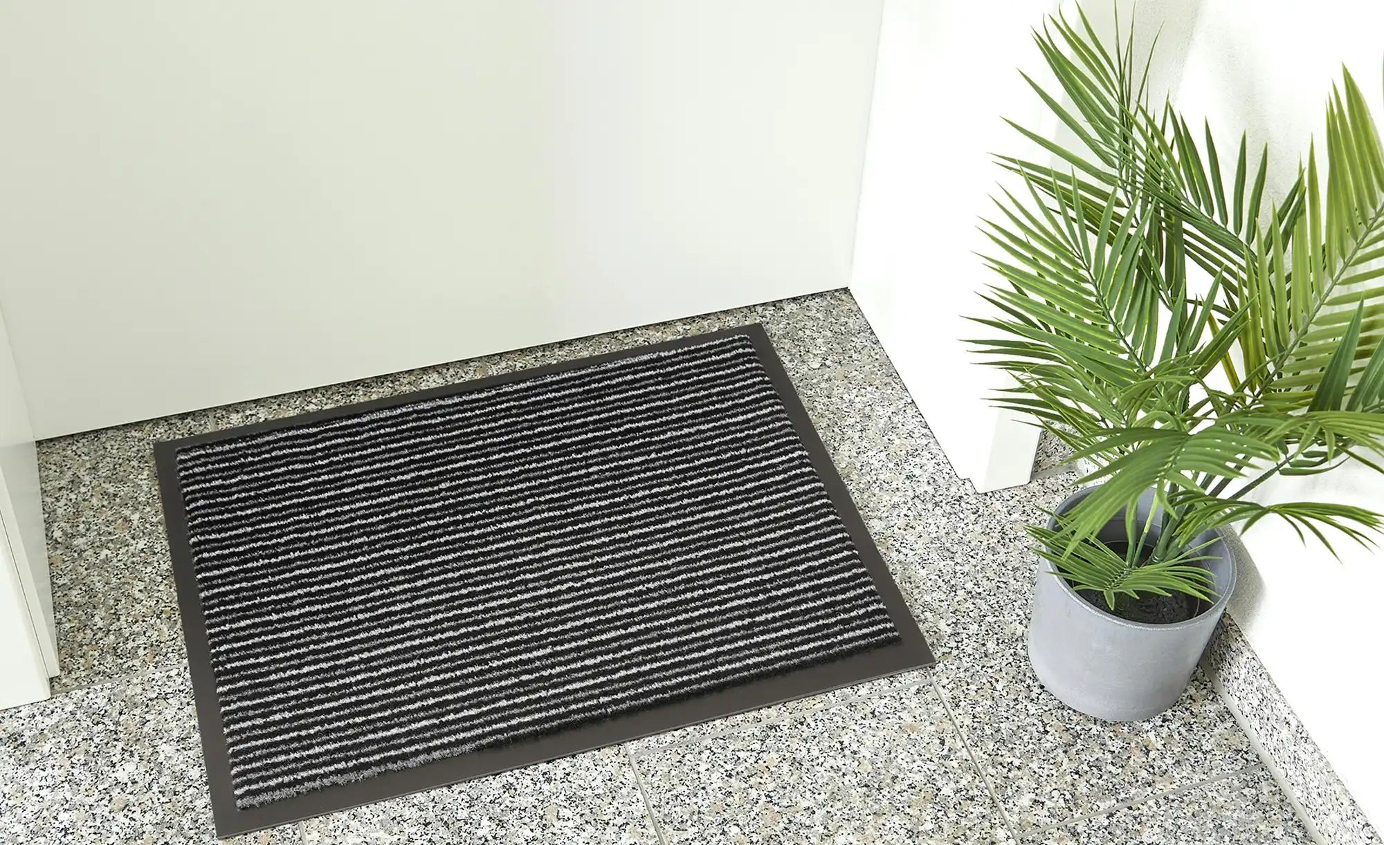 Thumbnail - Lines  Fussmatten ¦ grau ¦ Synthetische Fasern ¦ Maße (cm): B: 80 Teppiche > Fußmatten & Stufenmatten - Höffner