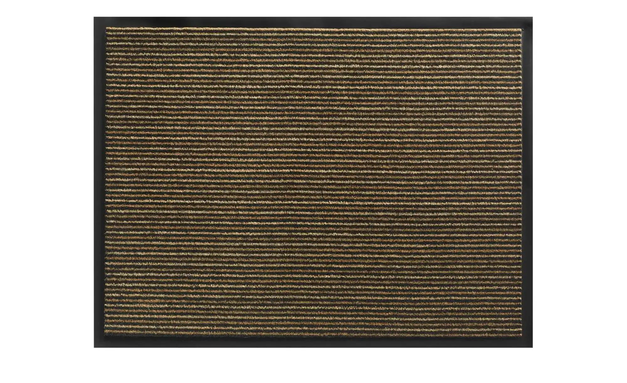Fußmatte  Lines ¦ braun ¦ Synthetische Fasern ¦ Maße (cm): B: 80 Teppiche > günstig online kaufen