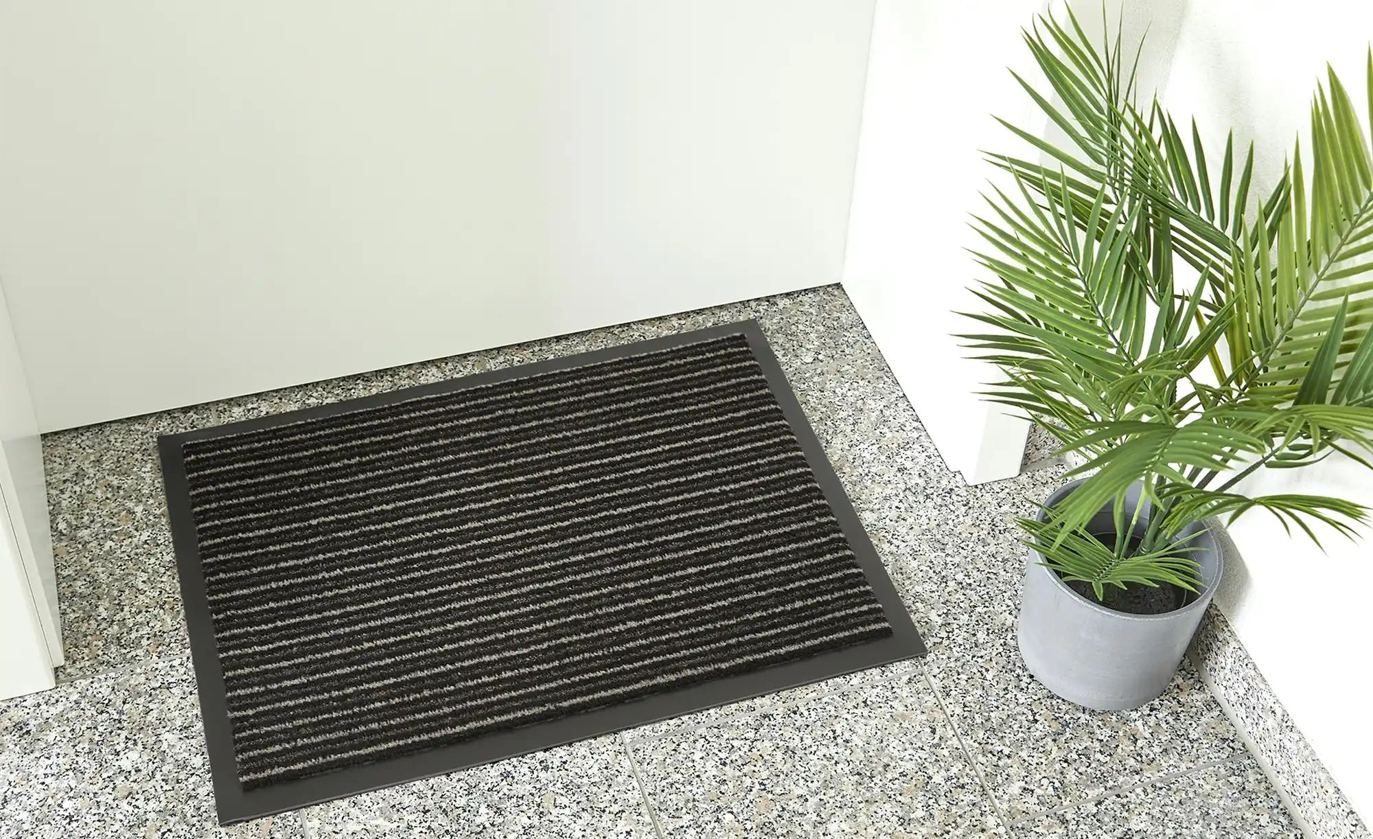 Thumbnail - Fußmatte  Lines ¦ braun ¦ Synthetische Fasern ¦ Maße (cm): B: 40 Teppiche > Fußmatten & Stufenmatten - Höffner