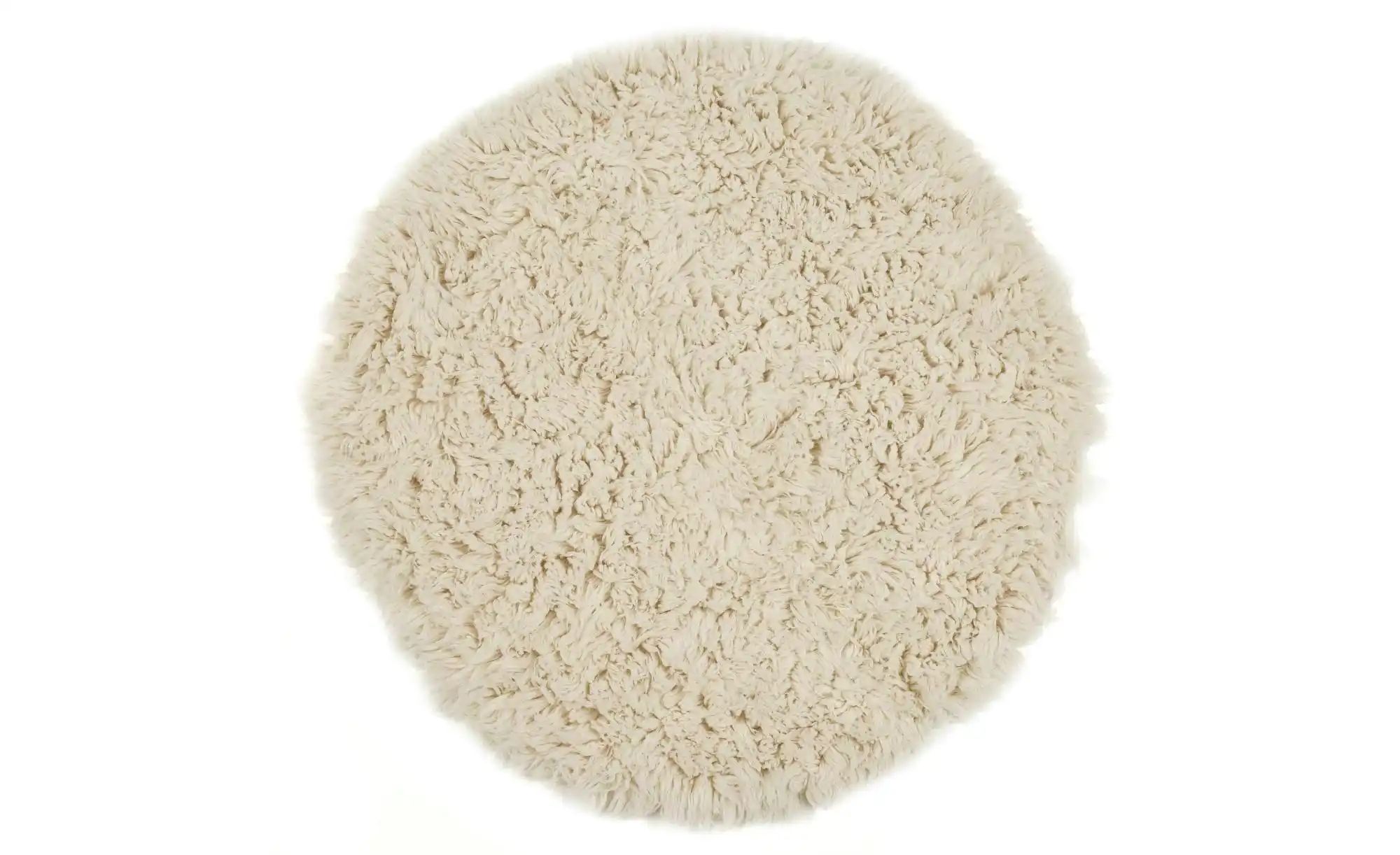 THEKO Flokati Wollteppich  Flokos ¦ beige ¦ Wolle ¦ Maße (cm): B: 140 H: 7 günstig online kaufen