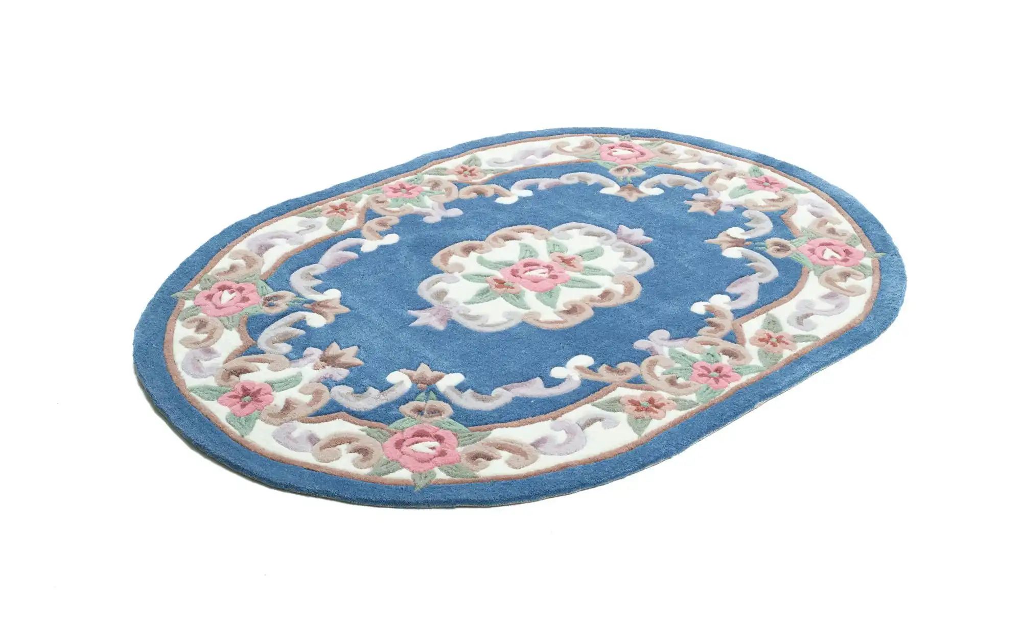 Thumbnail - THEKO Vintageteppich Ming ¦ blau ¦ Synthetische Fasern ¦ Maße (cm): B: 120 H: 1,4 Teppiche > Orientteppiche - Höffner