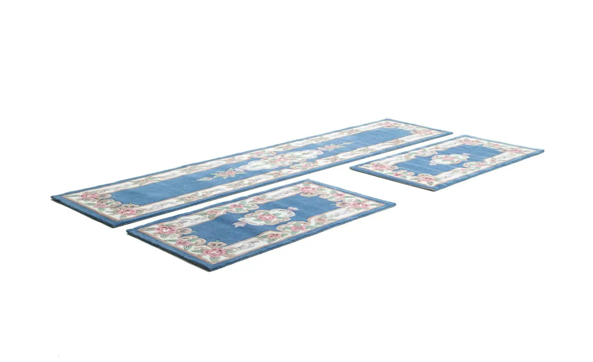 Thumbnail - THEKO Vintageteppich Ming ¦ blau ¦ Synthetische Fasern ¦ Maße (cm): B: 70 H: 1,4 Teppiche > Orientteppiche - Höffner
