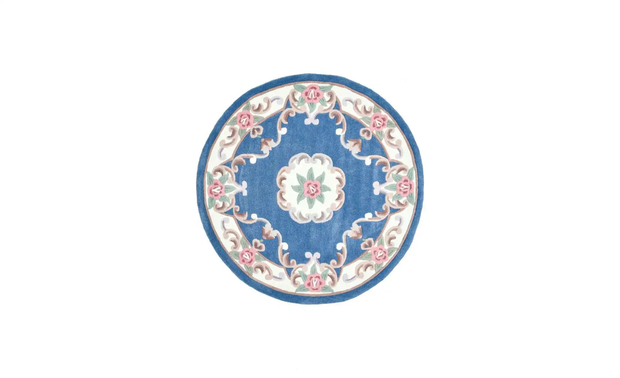 THEKO Vintageteppich  Ming ¦ blau ¦ Synthetische Fasern ¦ Maße (cm): B: 190 günstig online kaufen