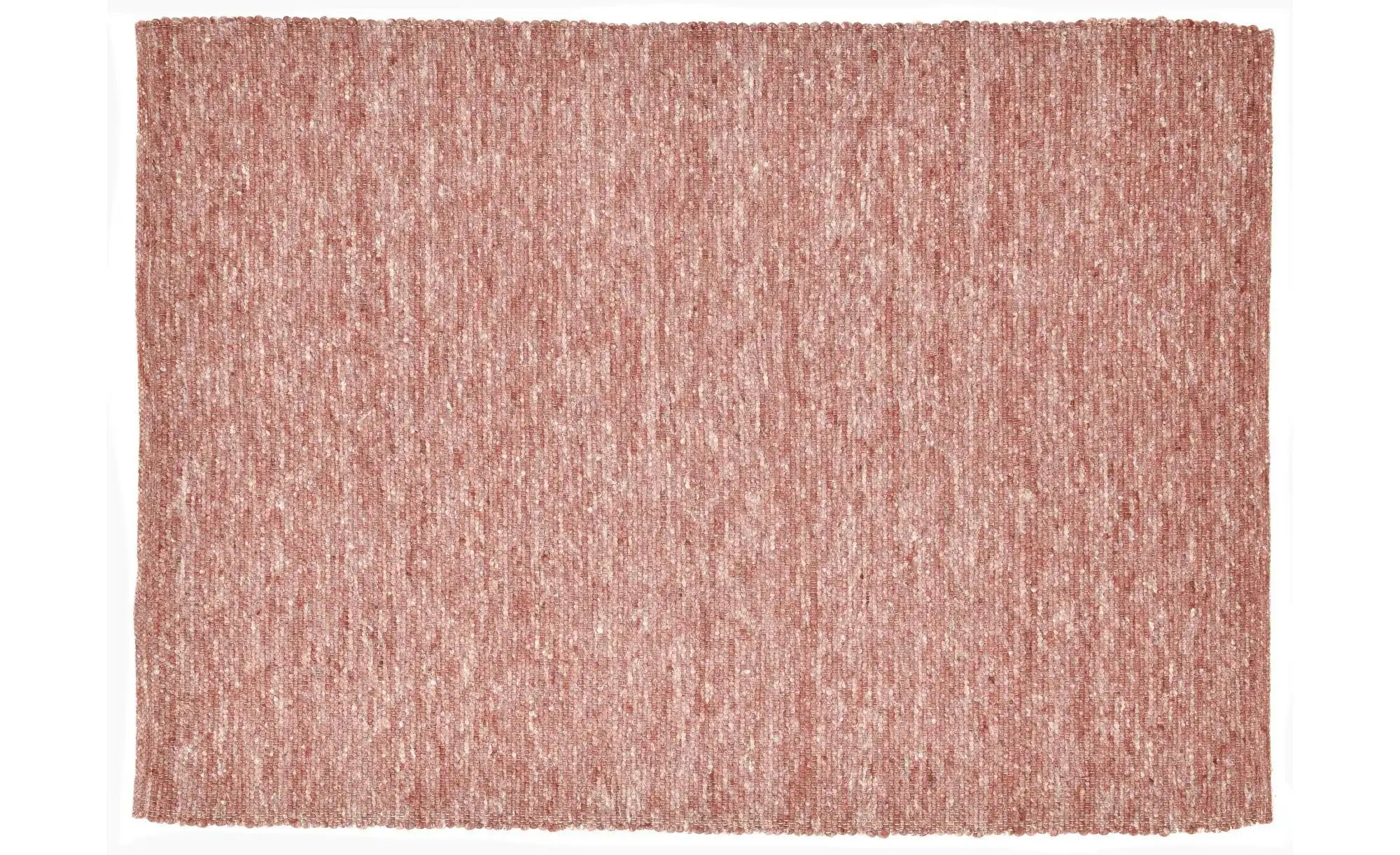 SANSIBAR Sylt Wollteppich  Hörnum ¦ rot ¦ Wolle ¦ Maße (cm): B: 70 H: 1,2 T günstig online kaufen