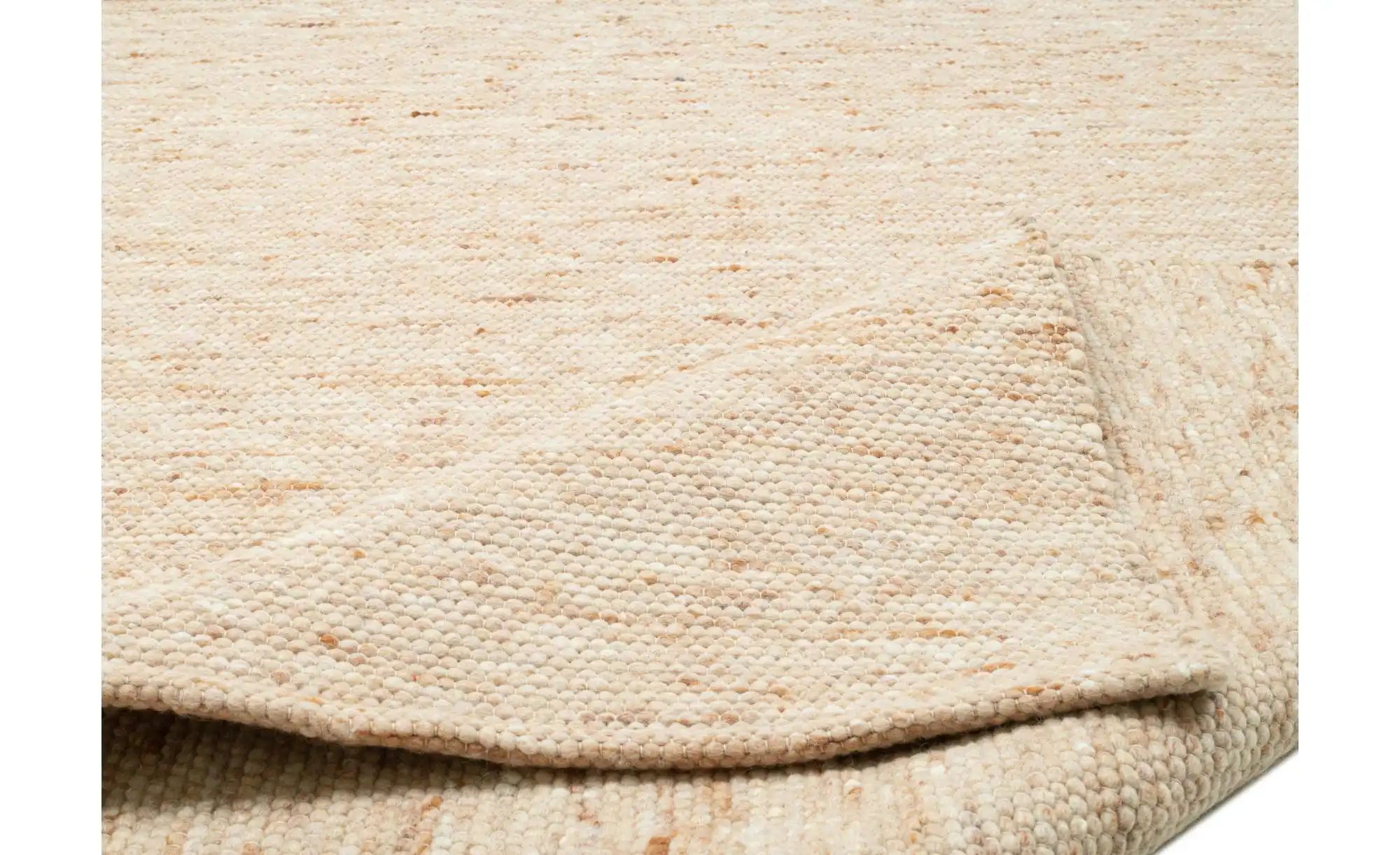 SANSIBAR Sylt Wollteppich  Hörnum ¦ beige ¦ Wolle ¦ Maße (cm): B: 40 H: 1,2 günstig online kaufen