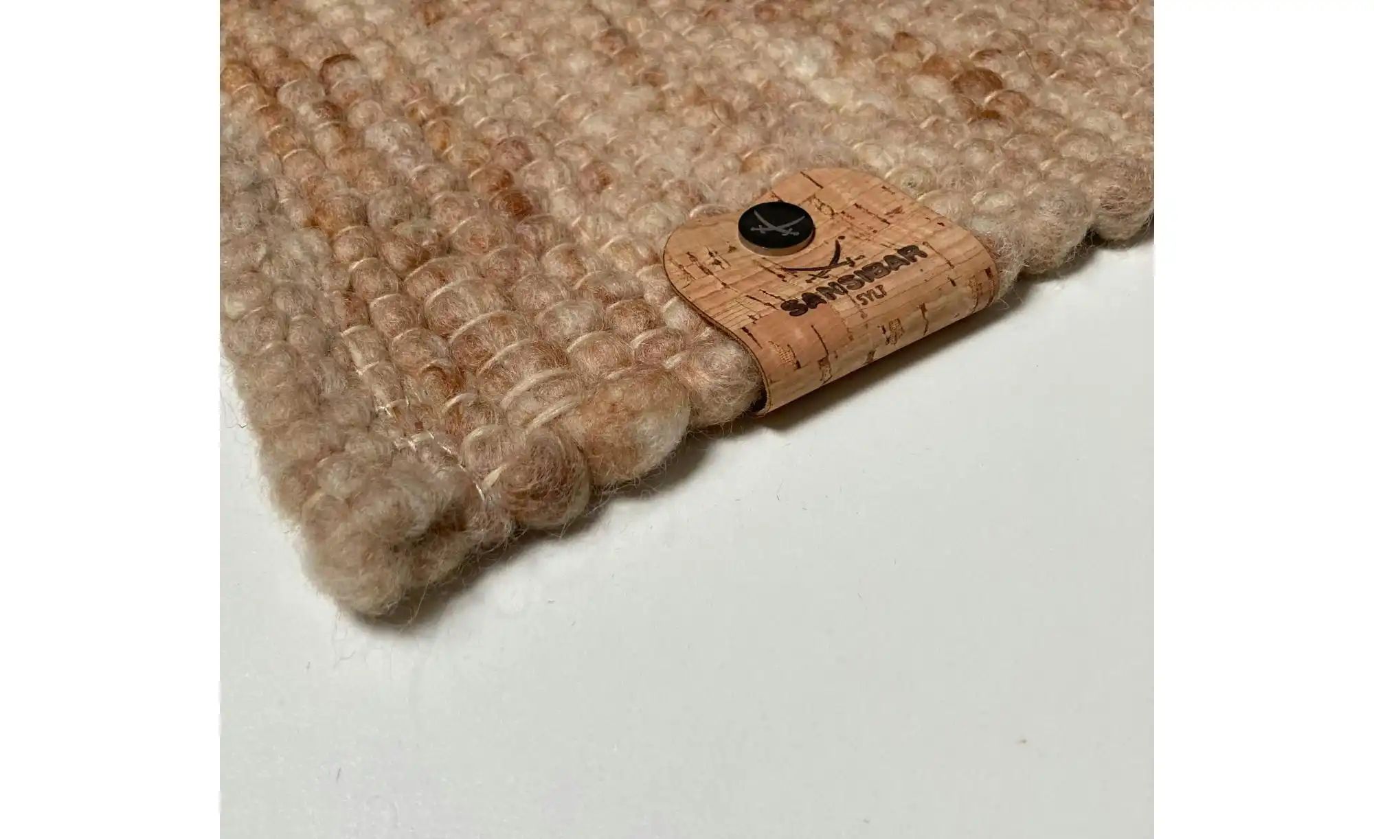 Thumbnail - SANSIBAR Sylt Wollteppich Hörnum ¦ beige ¦ Wolle ¦ Maße (cm): B: 40 H: 1,2 Teppiche > Wohnteppiche - Höffner
