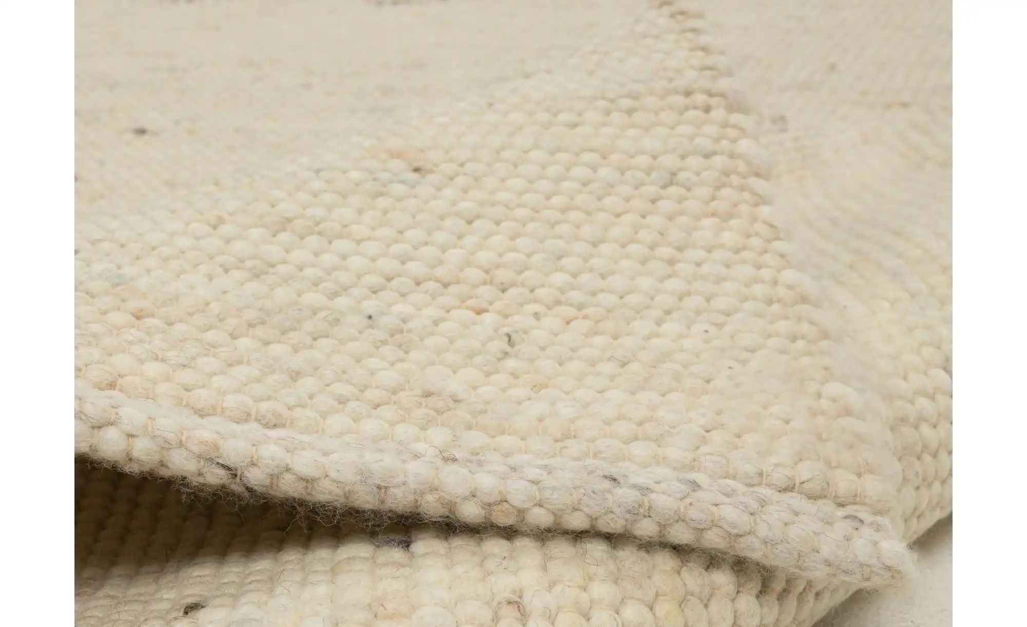SANSIBAR Sylt Wollteppich  Hörnum ¦ beige ¦ Wolle ¦ Maße (cm): B: 40 H: 1,2 günstig online kaufen