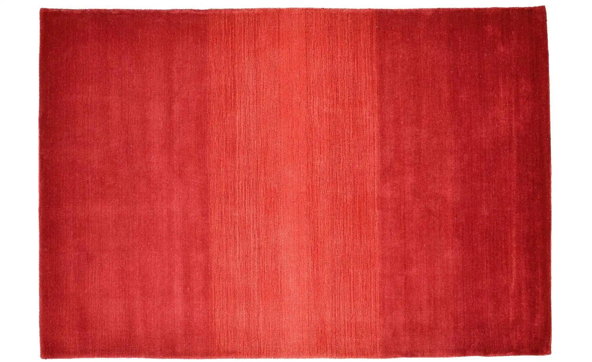 THEKO Wollteppich  Wool Comfort ¦ rot ¦ Wolle ¦ Maße (cm): B: 90 H: 1,4 Tep günstig online kaufen