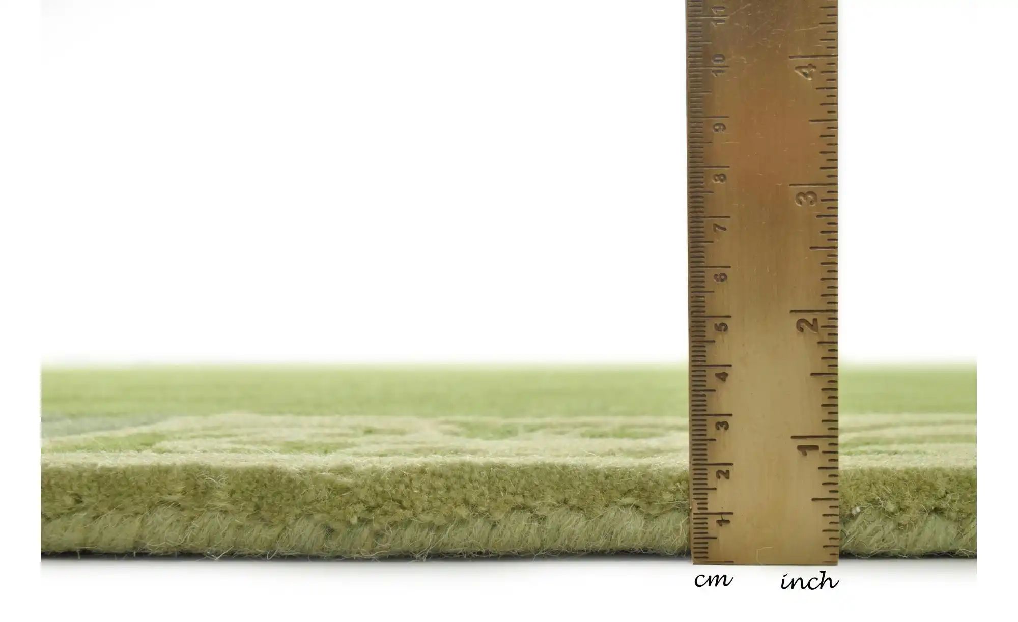 THEKO Teppich   ¦ grün ¦ Wolle ¦ Maße (cm): B: 150 H: 1,4 Teppiche > Wohnte günstig online kaufen