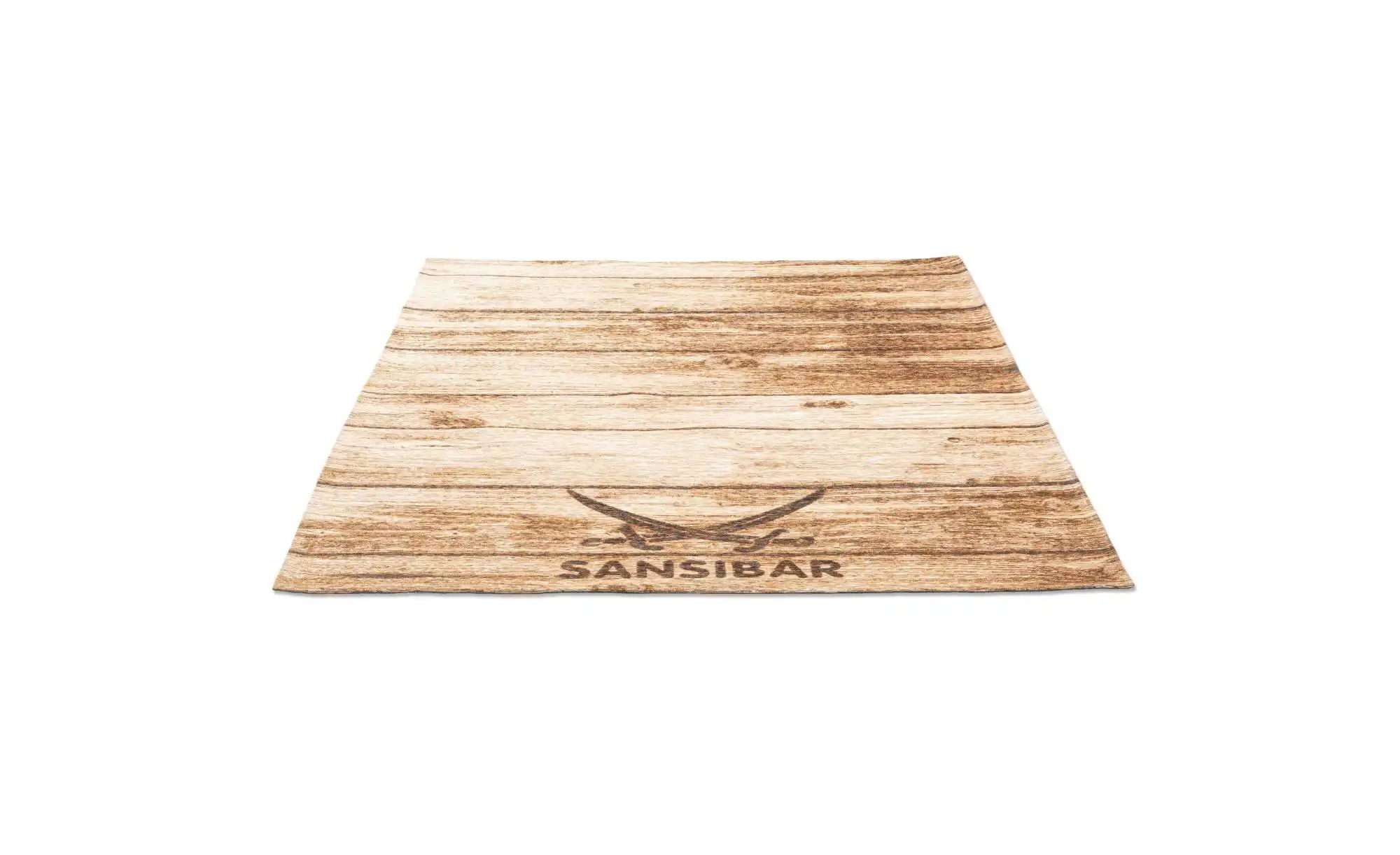 SANSIBAR Sylt Webteppich  Keitum ¦ braun ¦ Baumwolle ¦ Maße (cm): B: 190 H: günstig online kaufen