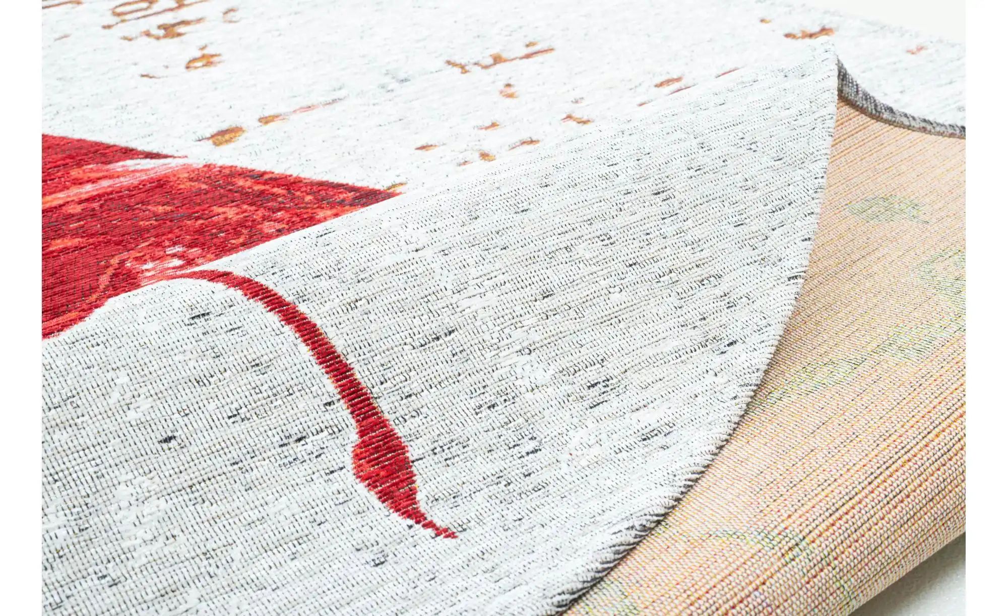 Thumbnail - SANSIBAR Sylt Webteppich Keitum ¦ rot ¦ Synthetische Fasern ¦ Maße (cm): B: 100 H: 0,3 Teppiche > Kurzflorteppiche - Hö...