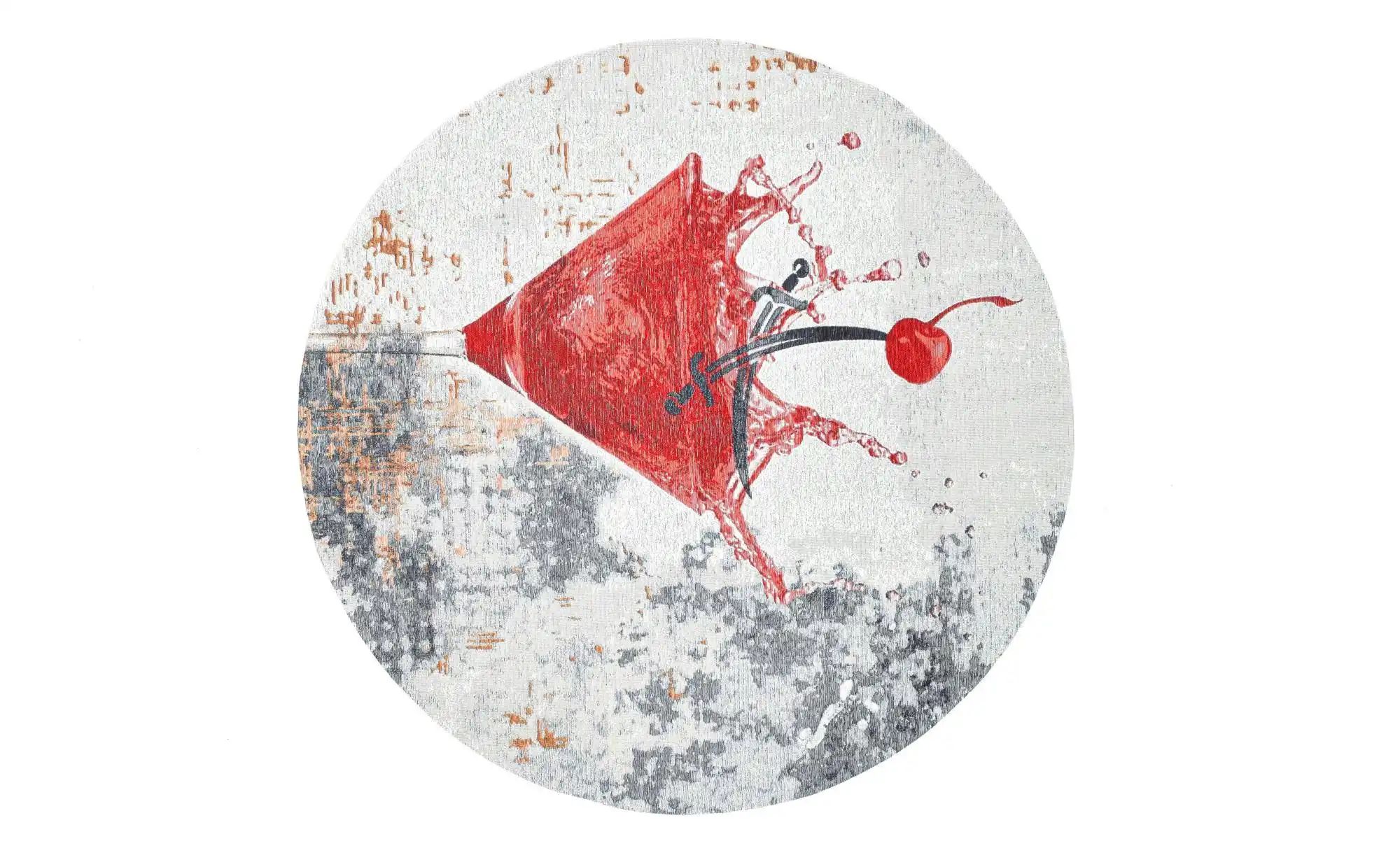 SANSIBAR Sylt Webteppich  Keitum ¦ rot ¦ Synthetische Fasern ¦ Maße (cm): B günstig online kaufen