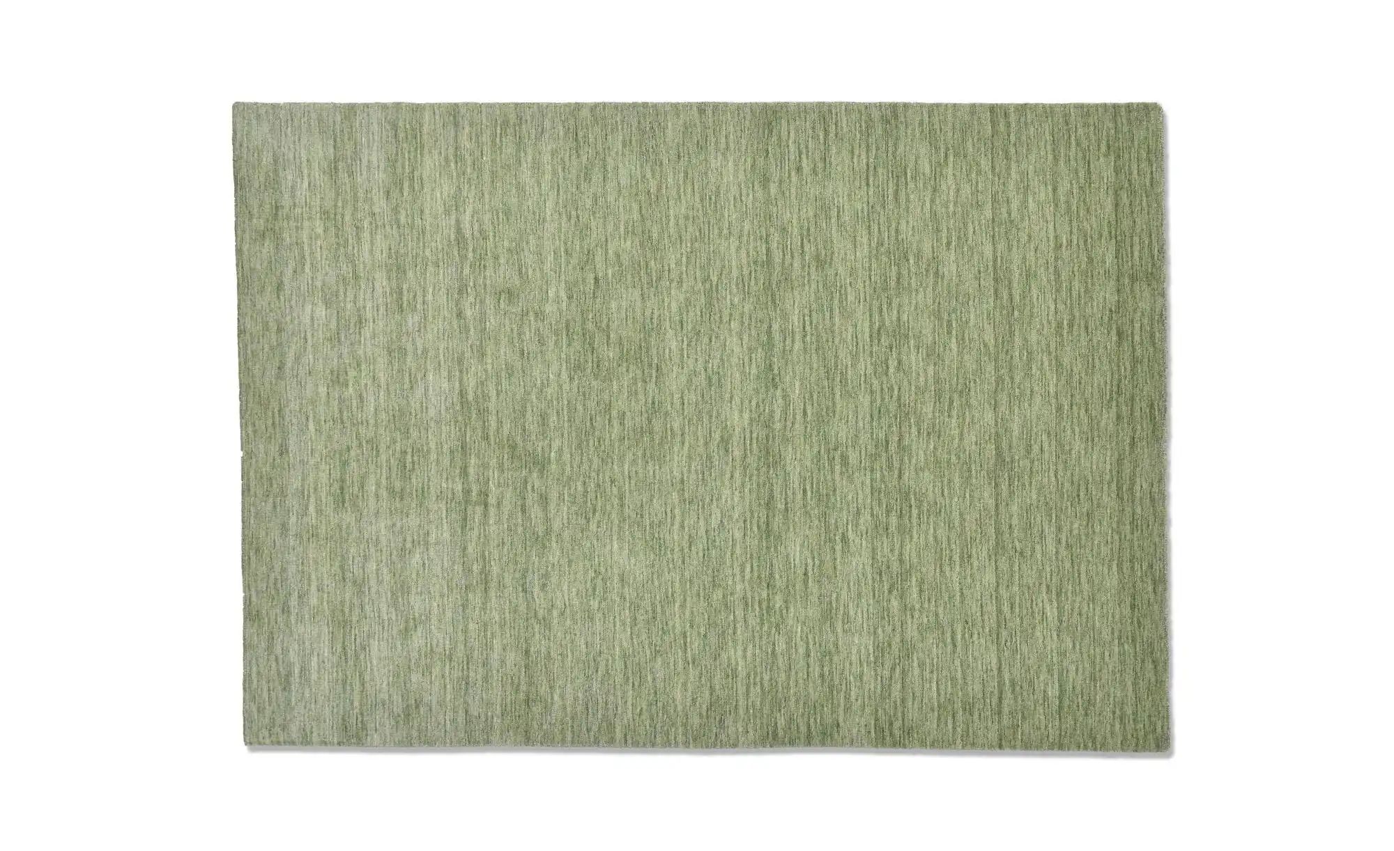 SANSIBAR Sylt Wollteppich  List ¦ grün ¦ Wolle ¦ Maße (cm): B: 250 H: 1,3 T günstig online kaufen