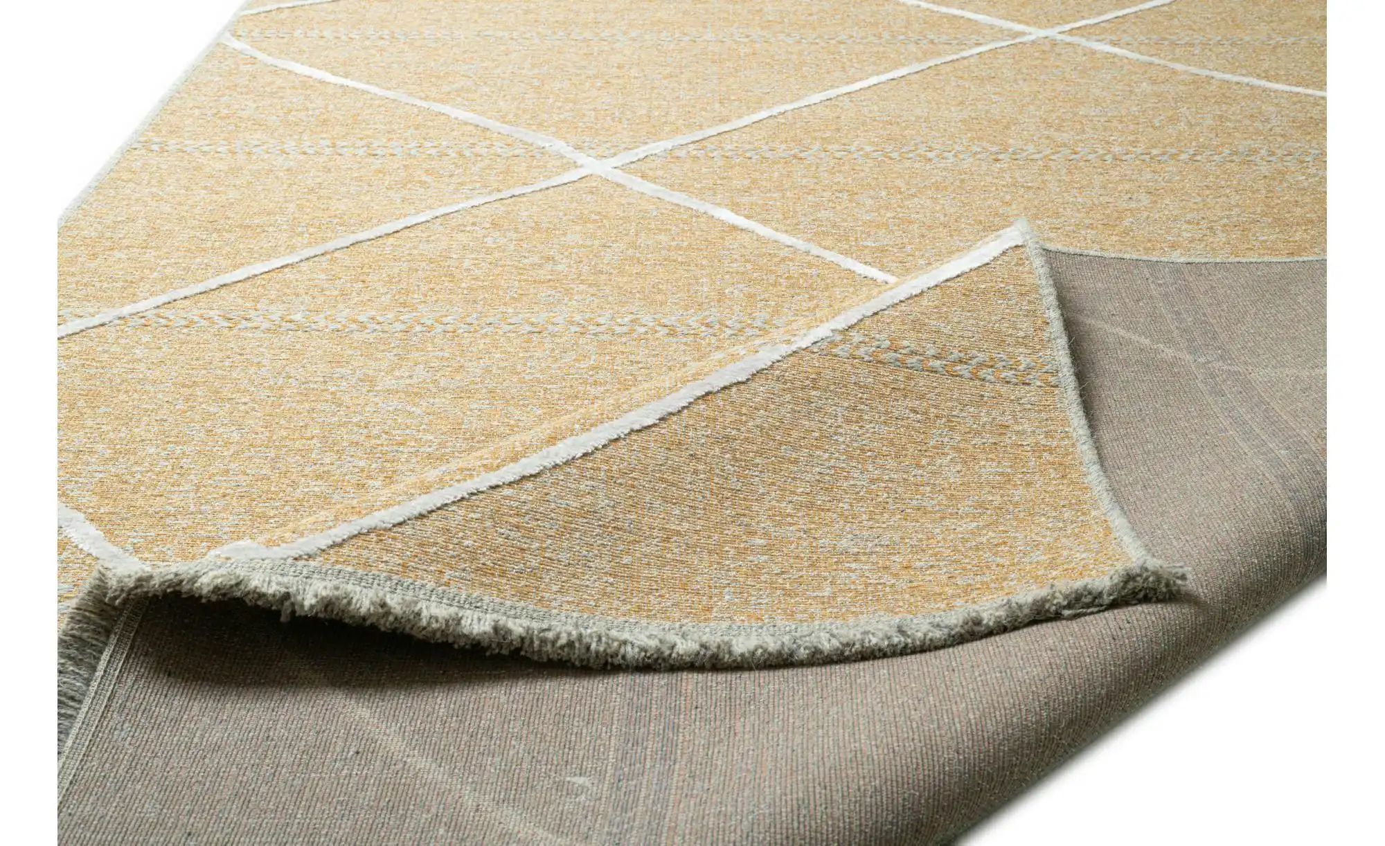Thumbnail - SANSIBAR Sylt Teppich Braderup ¦ gold ¦ Viskose ¦ Maße (cm): B: 240 H: 0,5 Teppiche > Kurzflorteppiche - Höffner