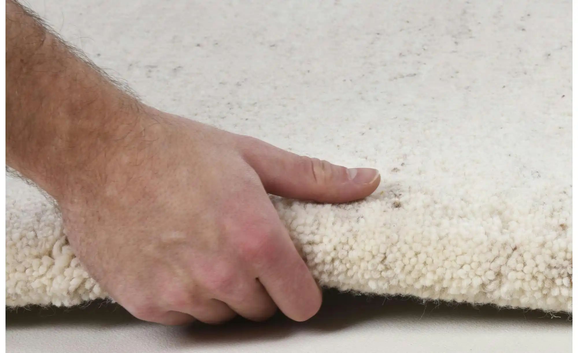 Thumbnail - THEKO Berberteppich Maloronga ¦ beige ¦ Wolle ¦ Maße (cm): B: 70 H: 2,4 Teppiche > Bettumrandungen - Höffner