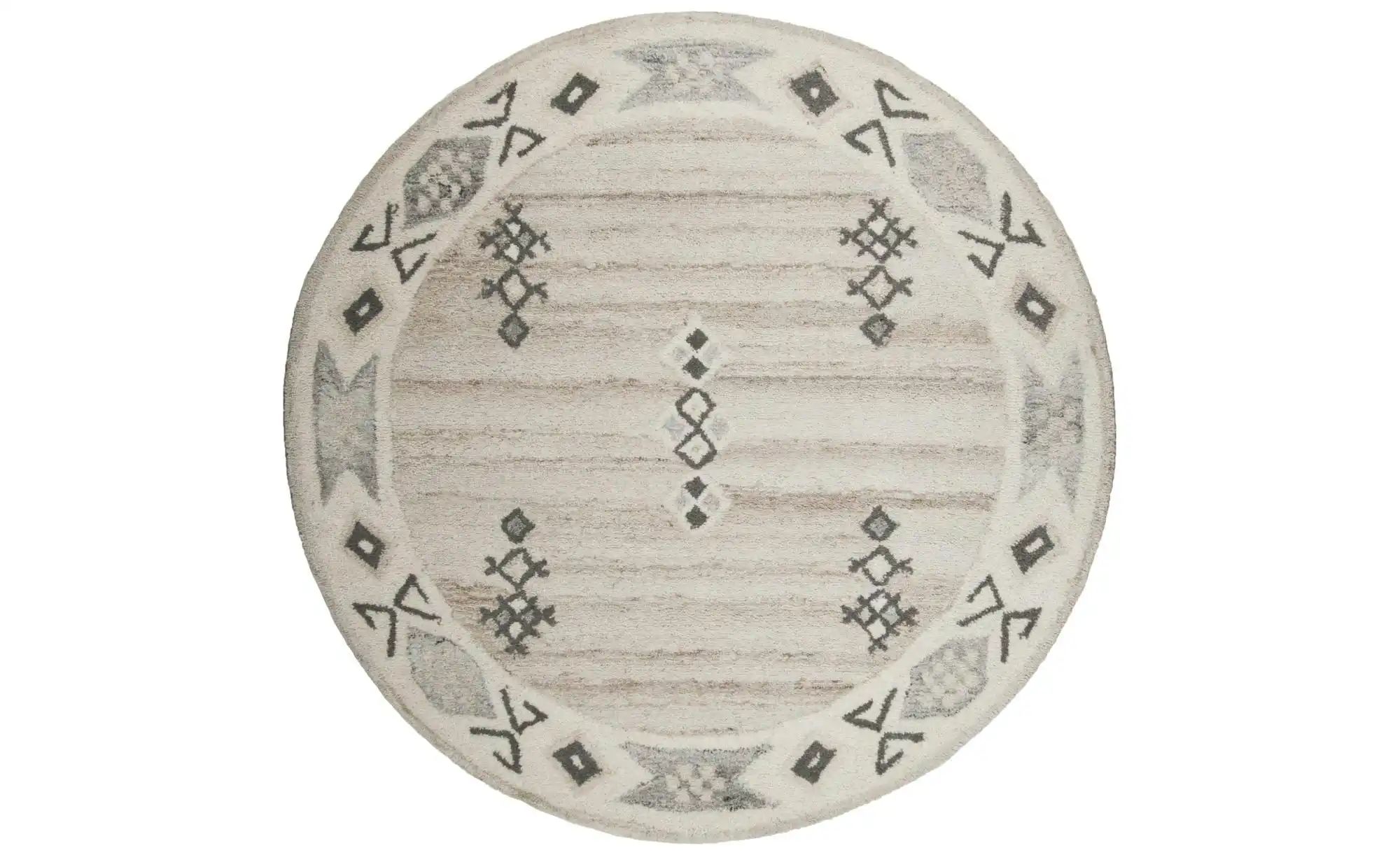 THEKO Wollteppich  Royal Berber  ¦ beige ¦ Wolle ¦ Maße (cm): B: 190 H: 1,8 günstig online kaufen