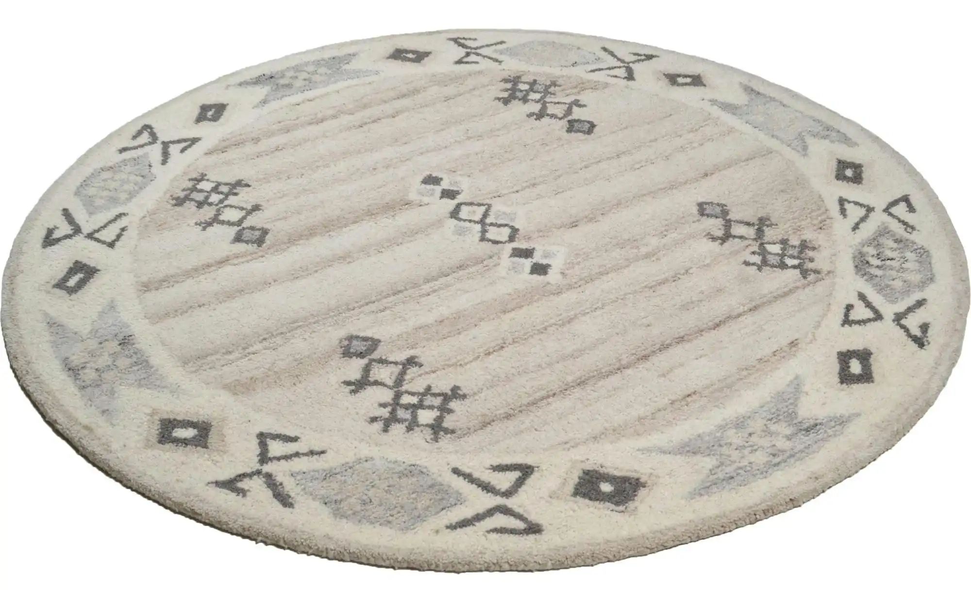 THEKO Wollteppich  Royal Berber  ¦ beige ¦ Wolle ¦ Maße (cm): B: 190 H: 1,8 günstig online kaufen