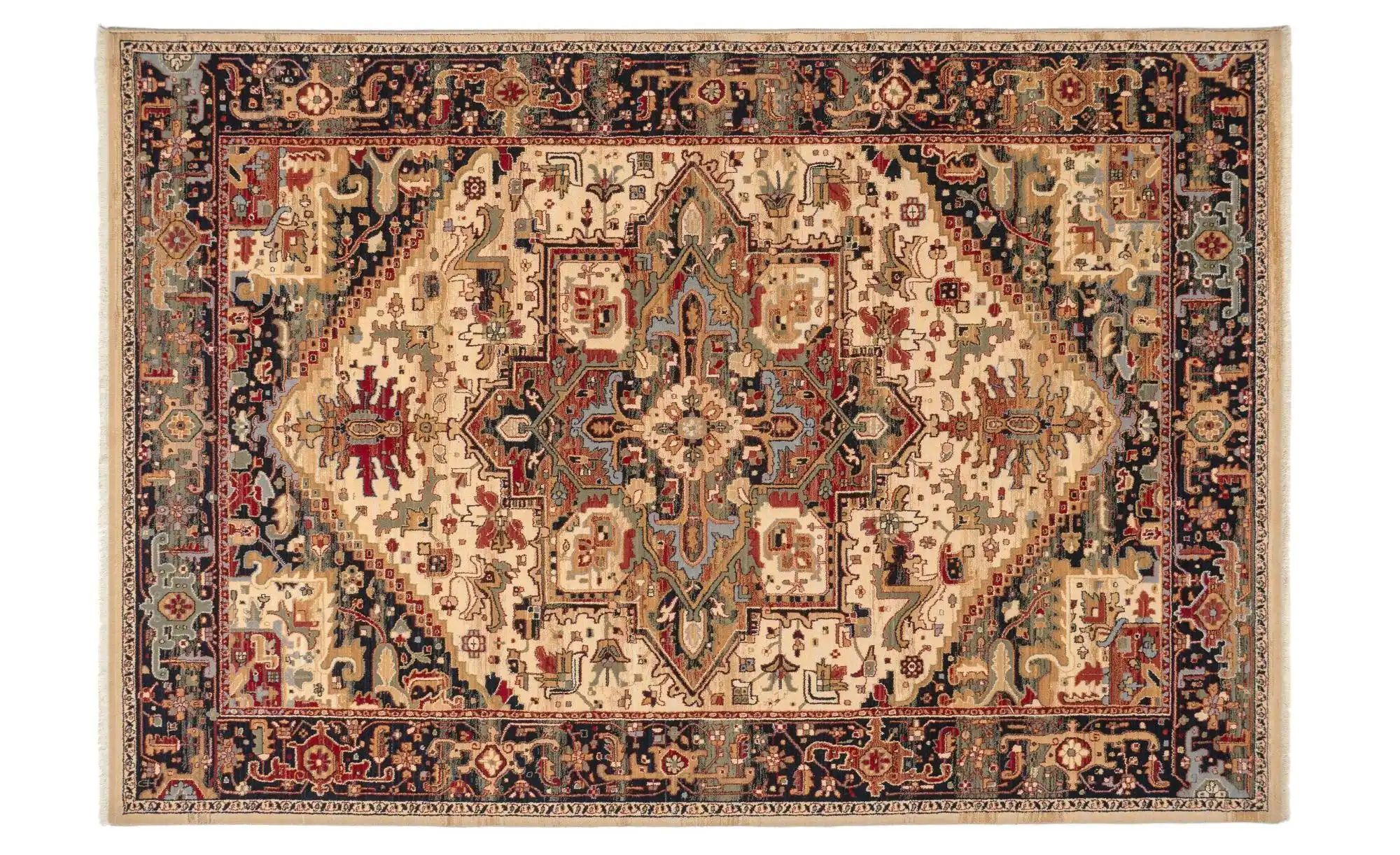THEKO Wollteppich  Saharna ¦ beige ¦ Wolle ¦ Maße (cm): B: 80 H: 1,2 Teppic günstig online kaufen