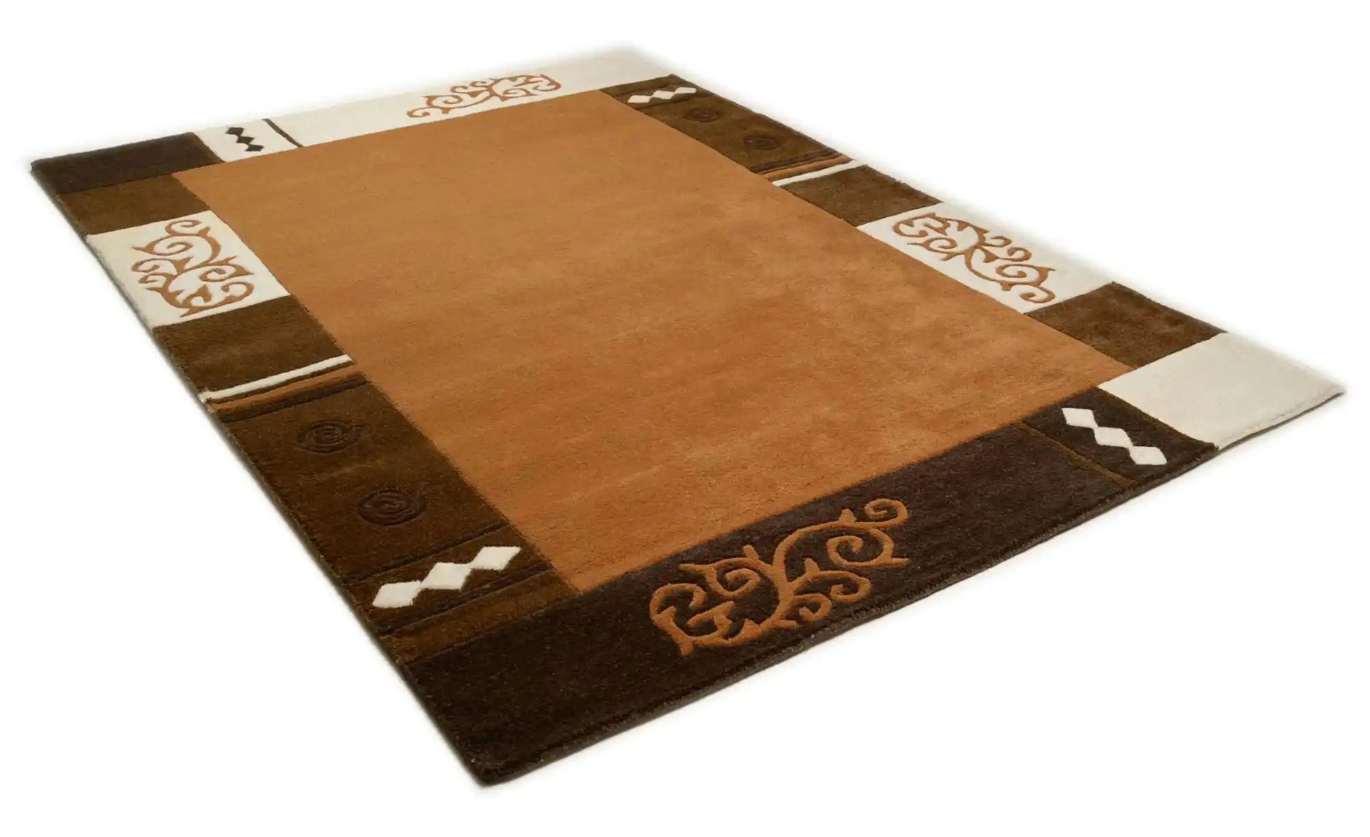 THEKO Teppich   ¦ braun ¦ Wolle ¦ Maße (cm): B: 120 H: 1,4 Teppiche > Wohnt günstig online kaufen