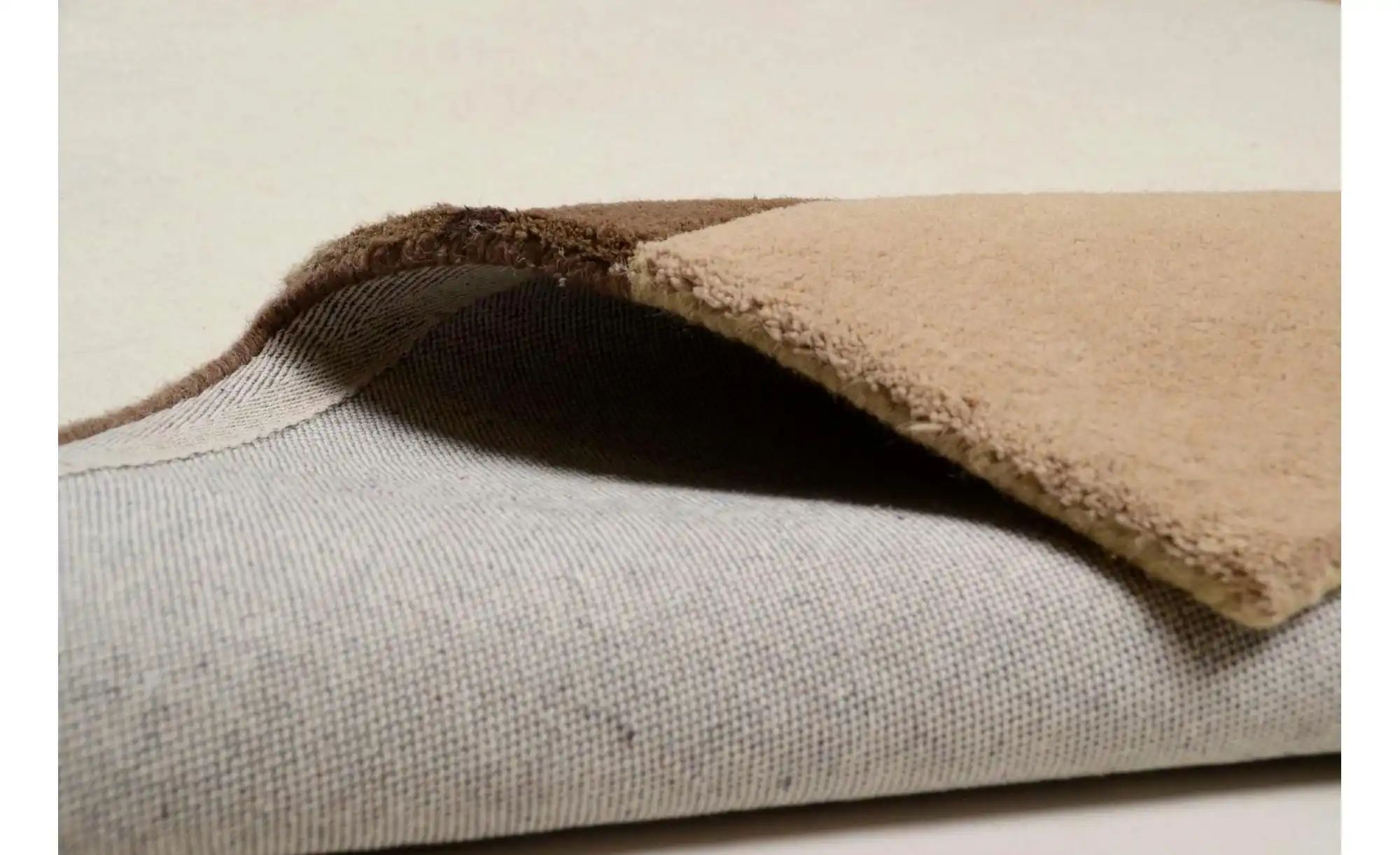 THEKO Teppich   ¦ beige ¦ Wolle ¦ Maße (cm): B: 120 H: 1,4 Teppiche > Wohnt günstig online kaufen