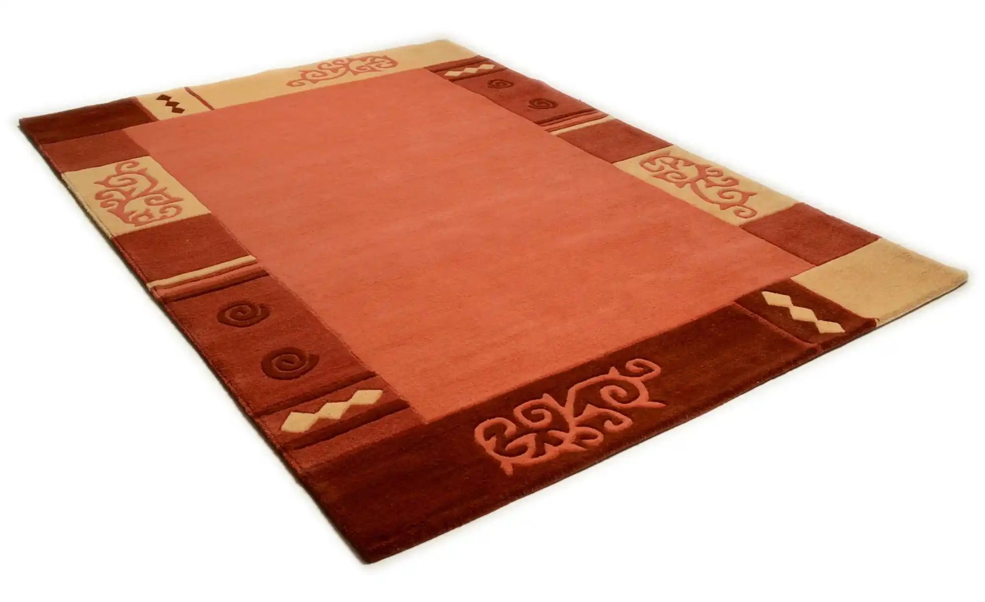 THEKO Teppich   ¦ rot ¦ Wolle ¦ Maße (cm): B: 90 H: 1,4 Teppiche > Wohntepp günstig online kaufen