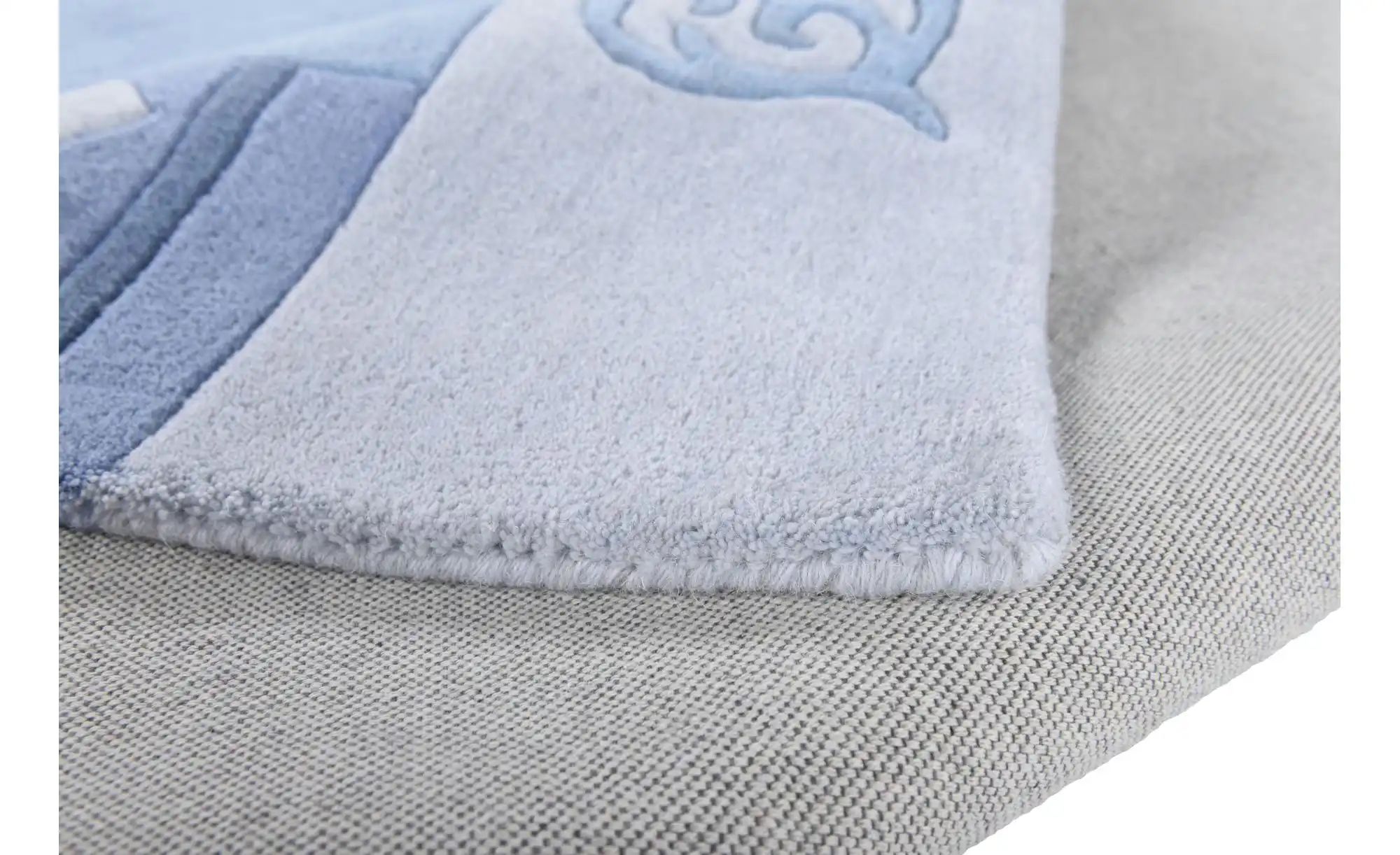 Thumbnail - THEKO Teppich ¦ blau ¦ Wolle ¦ Maße (cm): B: 70 H: 1,4 Teppiche > Wohnteppiche - Höffner