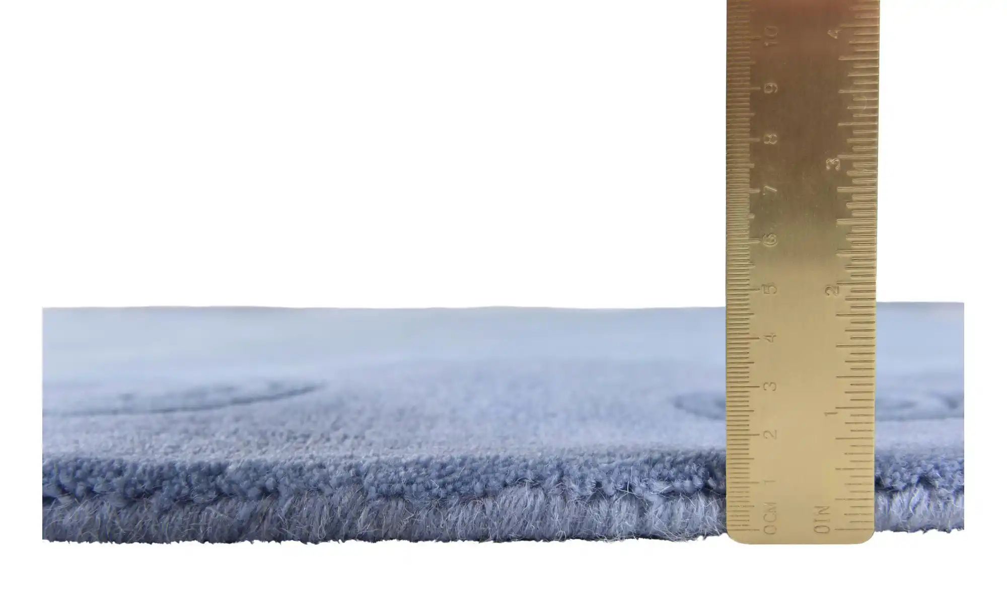 Thumbnail - THEKO Teppich ¦ blau ¦ Wolle ¦ Maße (cm): B: 70 H: 1,4 Teppiche > Wohnteppiche - Höffner