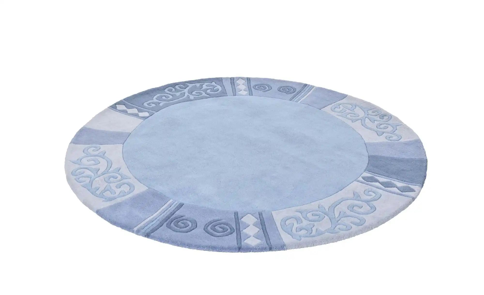 Thumbnail - THEKO Teppich   ¦ blau ¦ Wolle ¦ Maße (cm): B: 190 H: 1,4 Teppiche > Wohnteppiche - Höffner