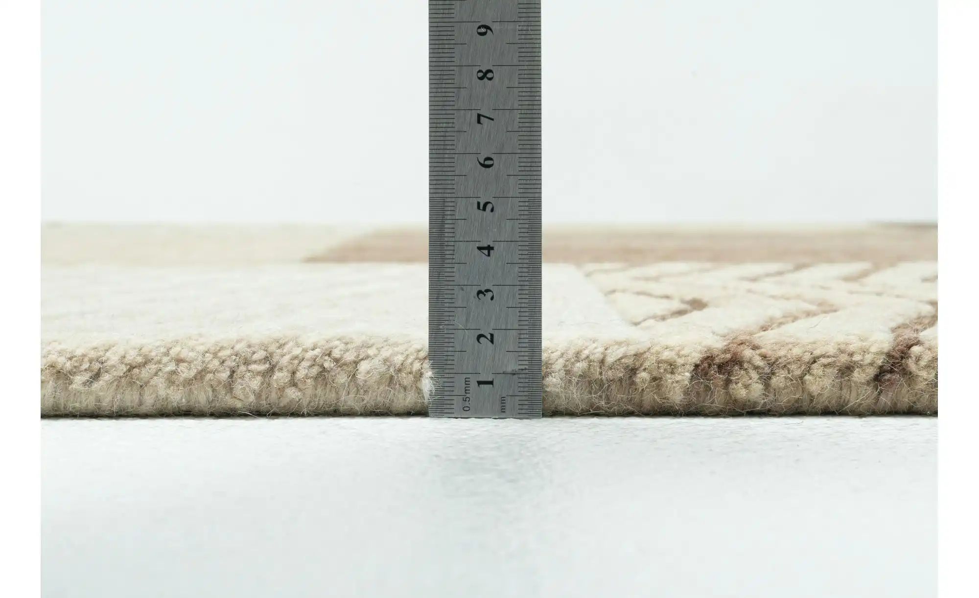 THEKO Wollteppich  Domas ¦ braun ¦ Wolle ¦ Maße (cm): B: 60 H: 1,2 Teppiche günstig online kaufen