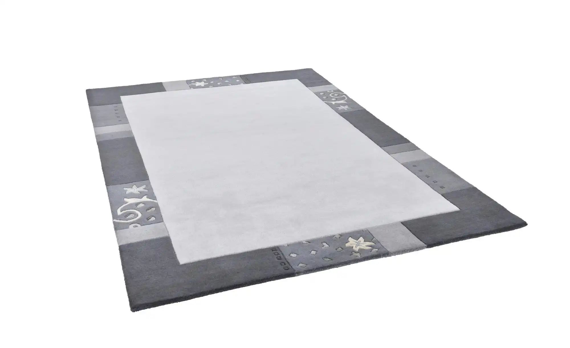 Thumbnail - THEKO Wollteppich Royal Ganges ¦ silber ¦ Wolle ¦ Maße (cm): B: 160 H: 1,3 Teppiche > Wohnteppiche - Höffner