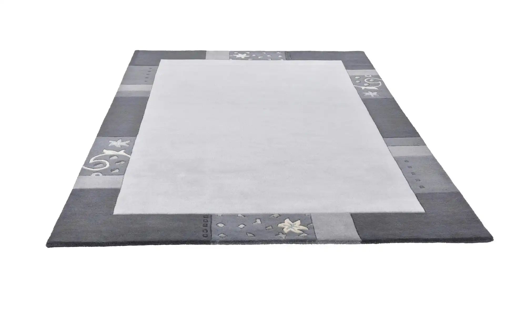 Thumbnail - THEKO Wollteppich Royal Ganges ¦ silber ¦ Wolle ¦ Maße (cm): B: 160 H: 1,3 Teppiche > Wohnteppiche - Höffner