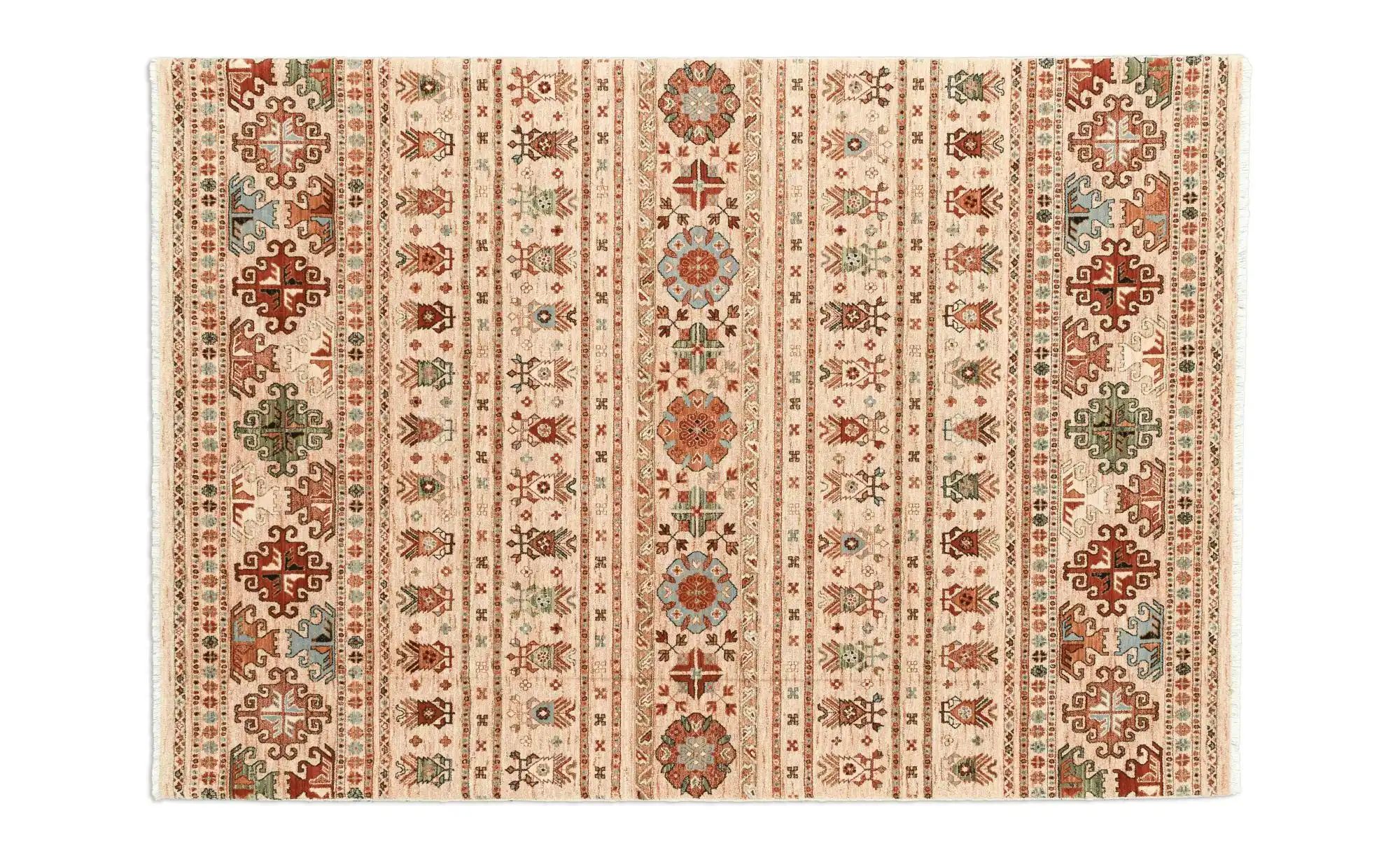 THEKO Wollteppich   Saharna ¦ beige ¦ Wolle ¦ Maße (cm): B: 200 H: 1,2 Tepp günstig online kaufen