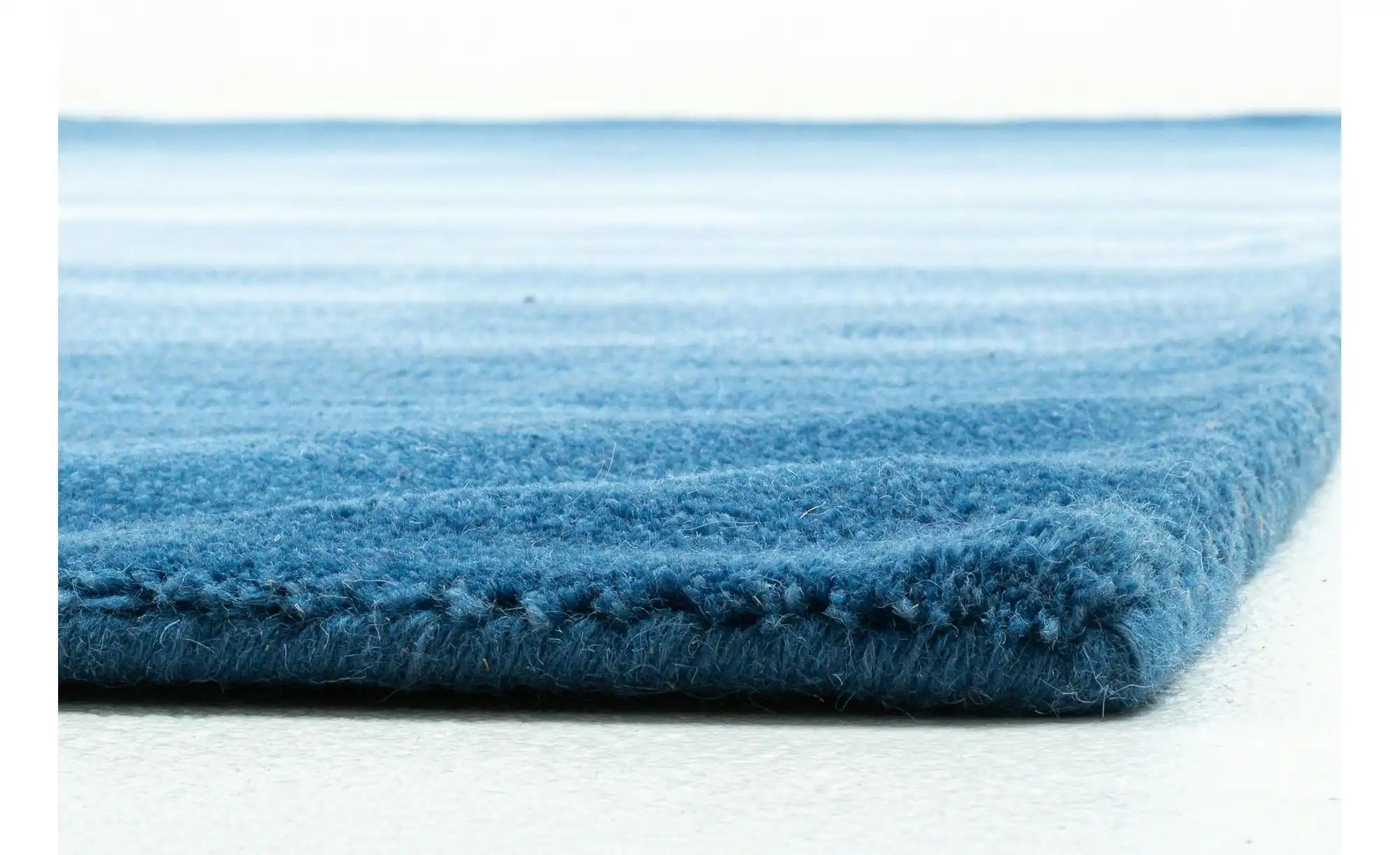 Thumbnail - THEKO Wollteppich  Wool Comfort ¦ blau ¦ Wolle ¦ Maße (cm): B: 90 H: 1,4 Teppiche > Wohnteppiche - Höffner