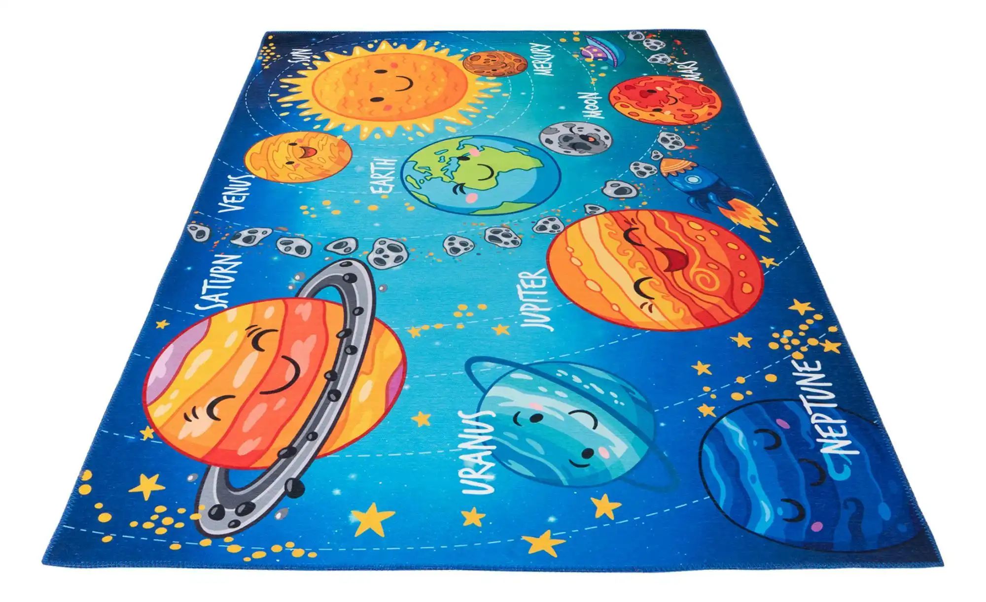 Kinderteppich Kids   ¦ mehrfarbig ¦ Synthetische Fasern ¦ Maße (cm): B: 80 günstig online kaufen