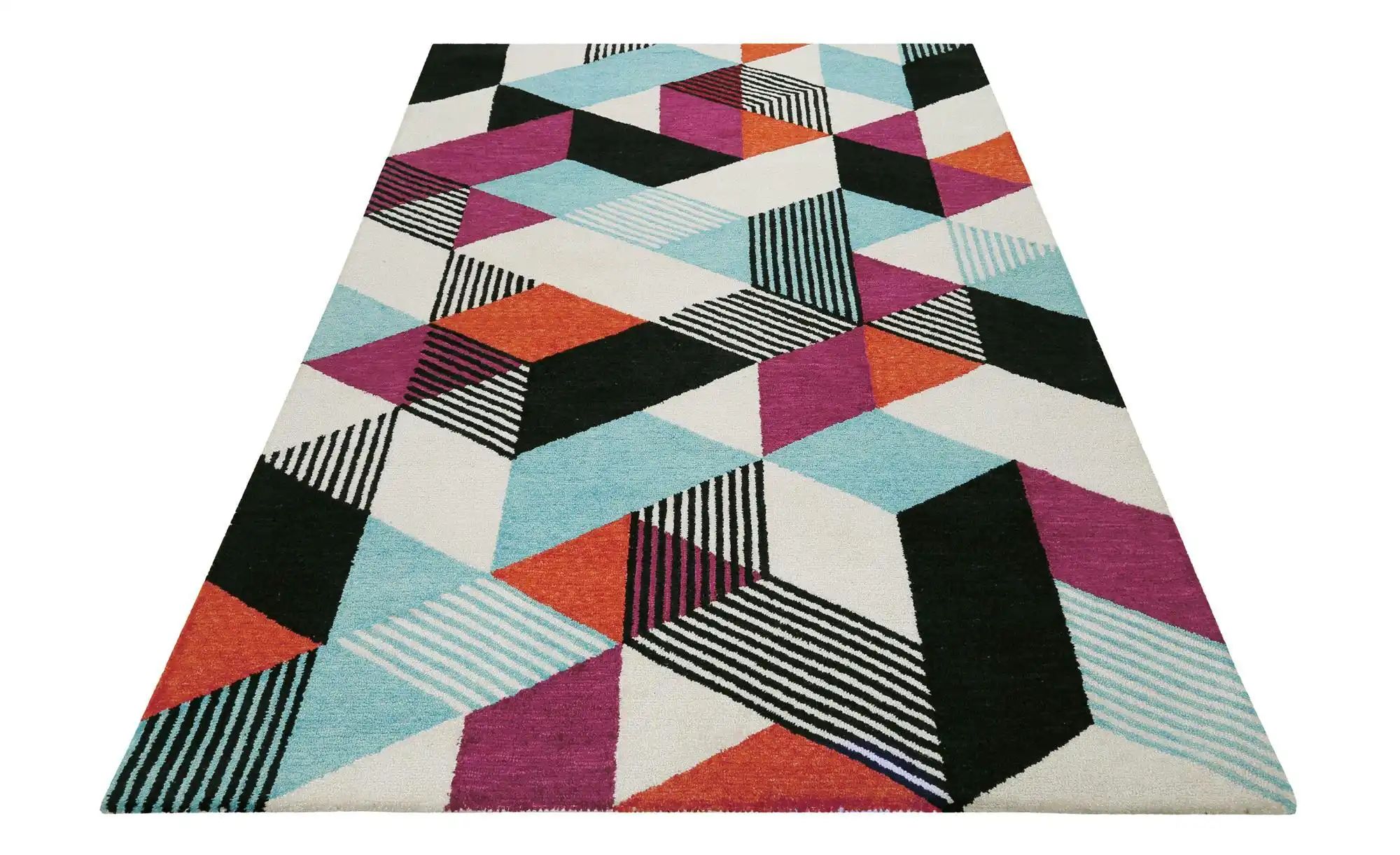 Thumbnail - Esprit Kurzflorteppich   ¦ mehrfarbig ¦ Synthetische Fasern ¦ Maße (cm): B: 200 H: 0,8 Teppiche > Vintage Teppiche - Höf...