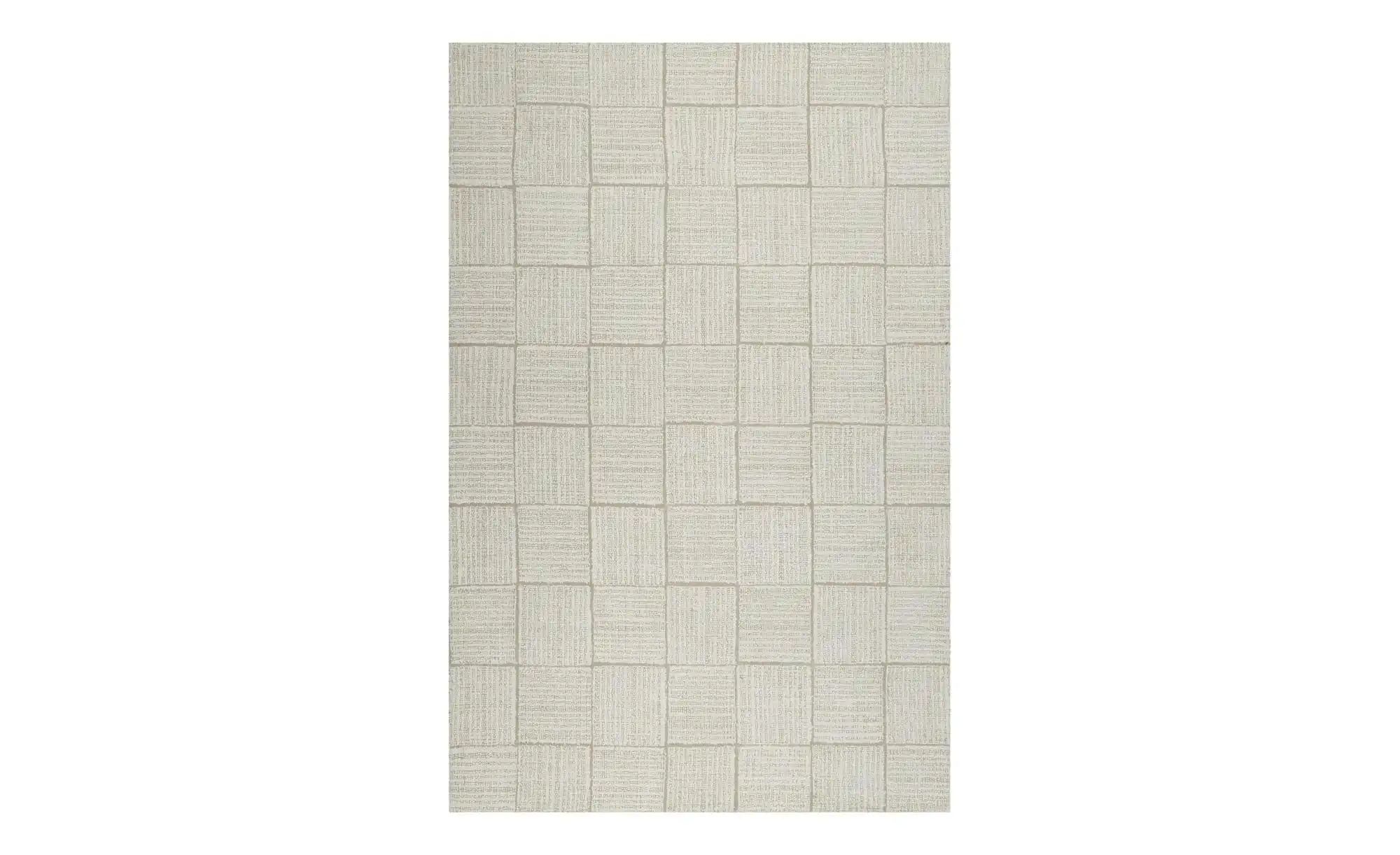 Kurzflorteppich ¦ beige ¦ Wolle ¦ Maße (cm): B: 110 H: 0,8 Teppiche > Kurzf günstig online kaufen