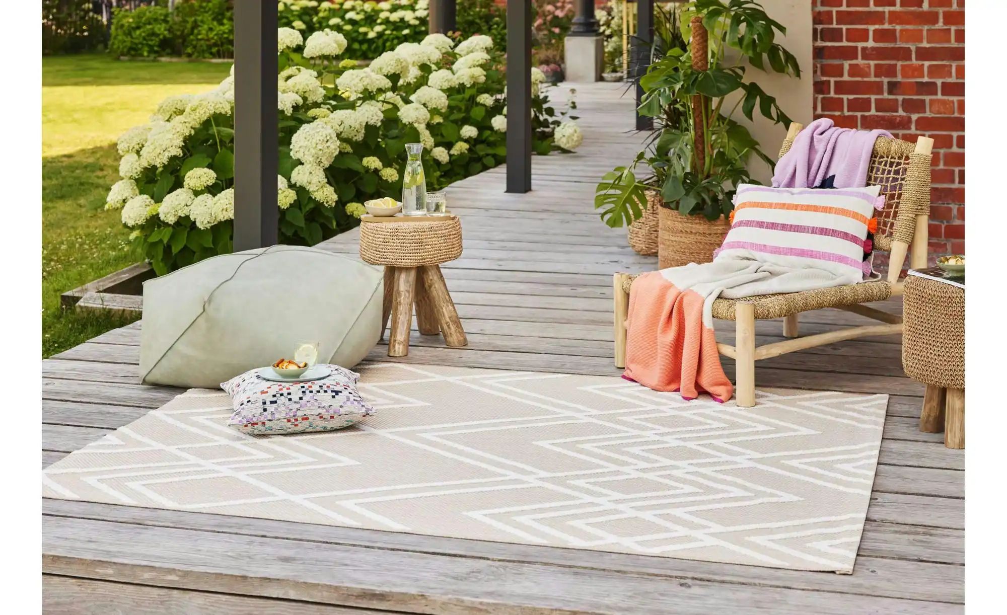 Thumbnail - Esprit Outdoor-Teppich   ¦ beige ¦ Synthetische Fasern ¦ Maße (cm): B: 160 H: 0,6 Teppiche > Outdoor Teppiche - Höffner