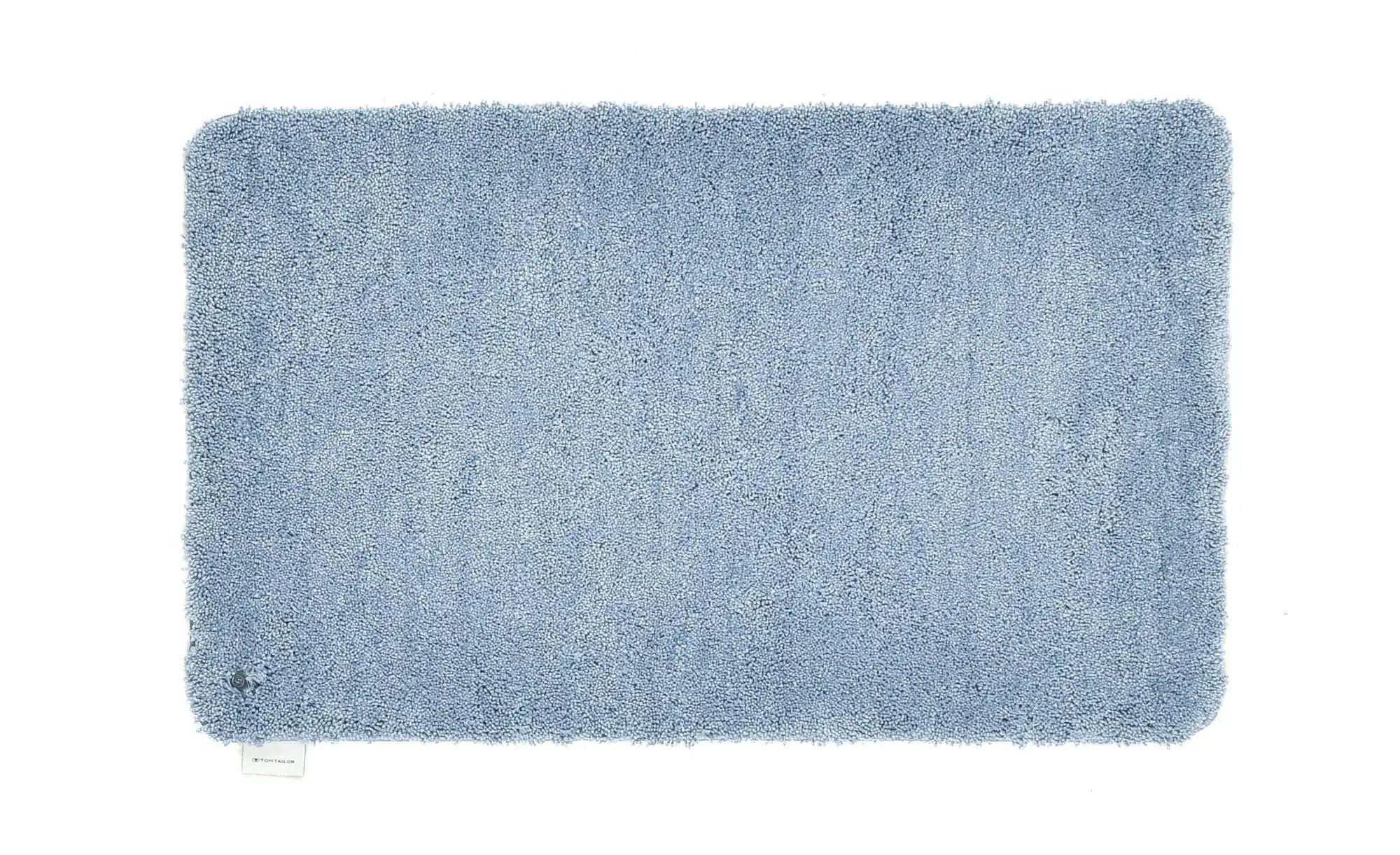 Tom Tailor Badteppich   ¦ blau ¦ Synthetik ¦ Maße (cm): B: 50 H: 2,7 Badtex günstig online kaufen