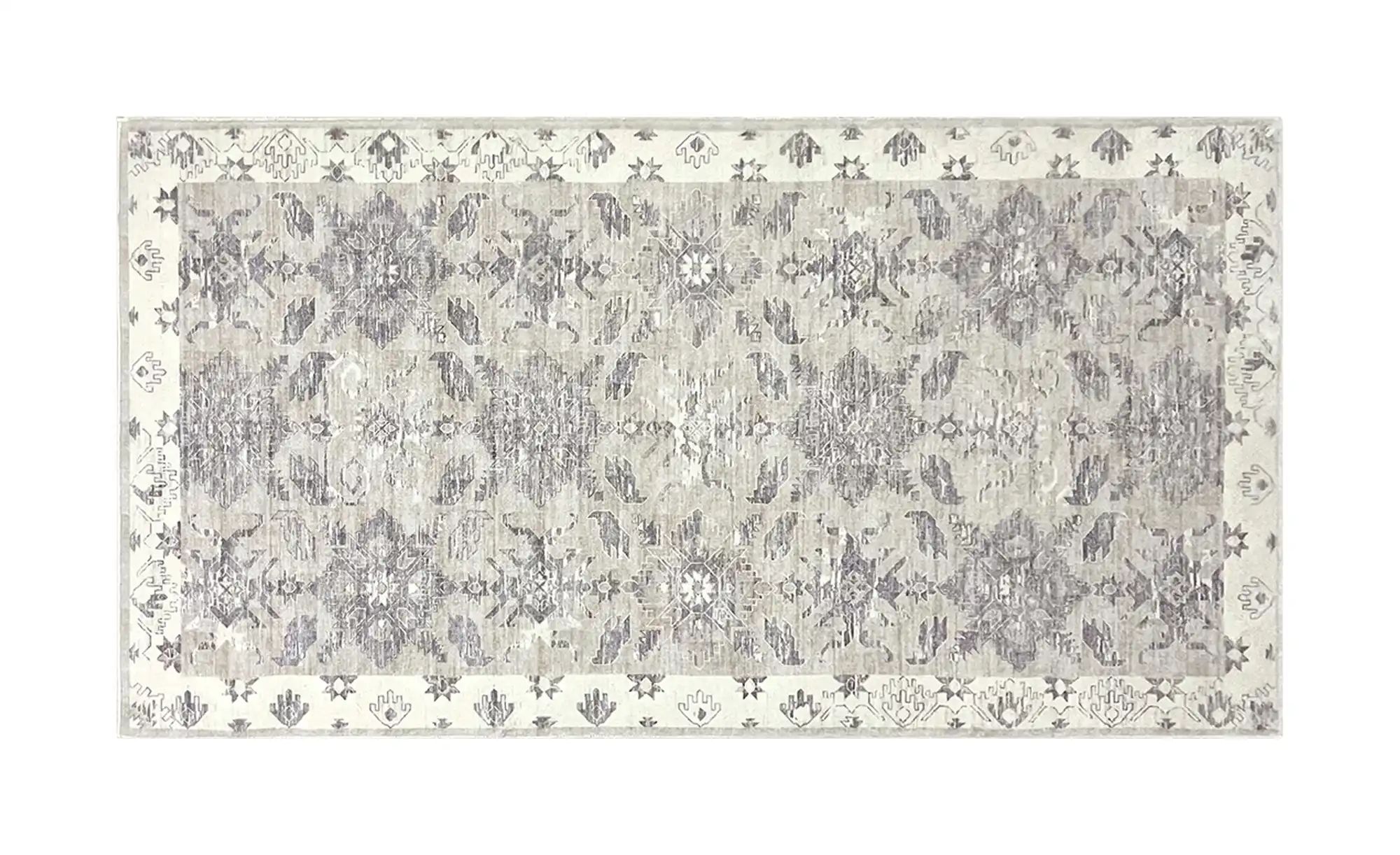 como Webteppich  Velvet Ethno ¦ beige ¦ Synthetische Fasern ¦ Maße (cm): B: günstig online kaufen