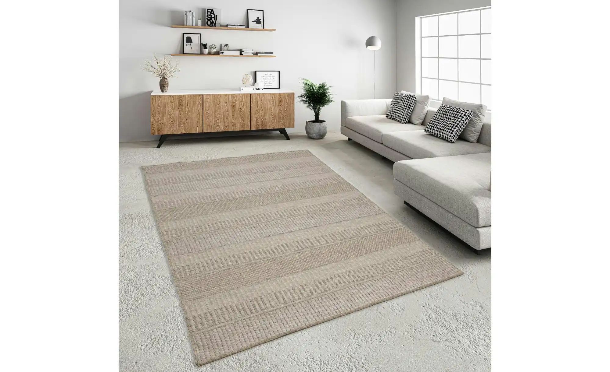 Thumbnail - Gino Falcone Teppich   ¦ beige ¦ Synthetische Fasern ¦ Maße (cm): B: 230 H: 0,6 Aktuelles > Schlafzimmer Aktion - Höffne...