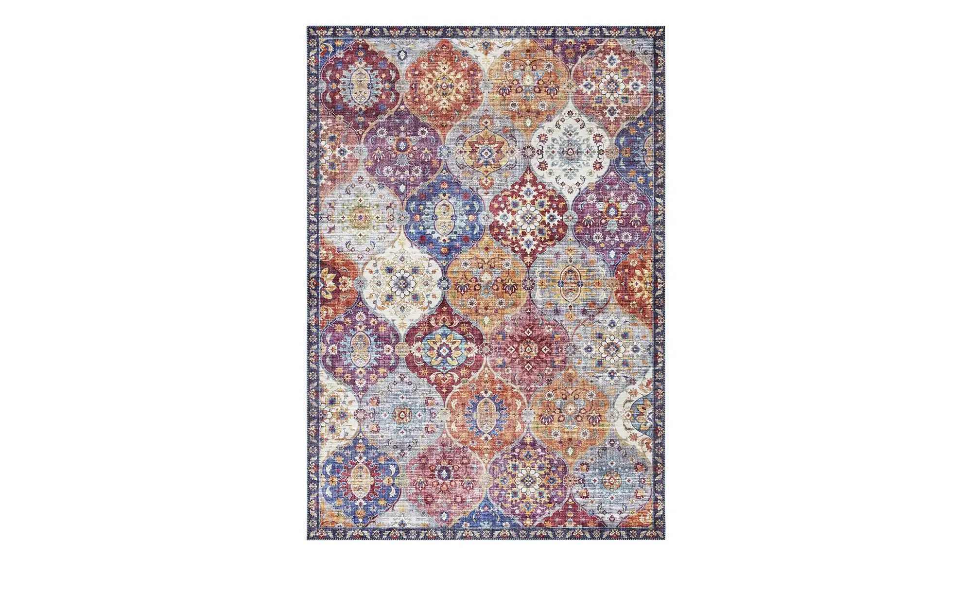 Elle Decoration Webteppich  Kashmir Ghom ¦ mehrfarbig ¦ Synthetische Fasern günstig online kaufen