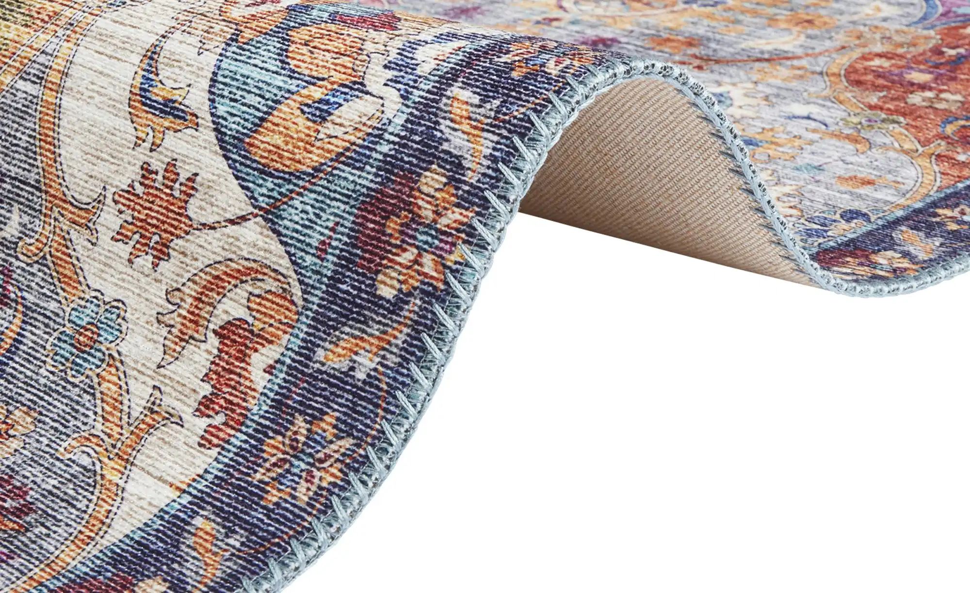 Elle Decoration Webteppich  Kashmir Ghom ¦ mehrfarbig ¦ Synthetische Fasern günstig online kaufen