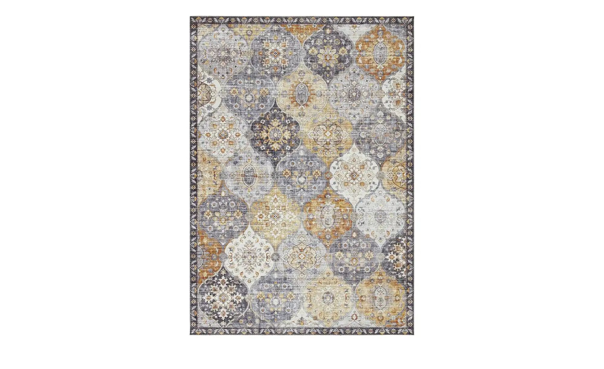 Elle Decoration Webteppich  Kashmir Ghom ¦ gelb ¦ Synthetische Fasern ¦ Maß günstig online kaufen