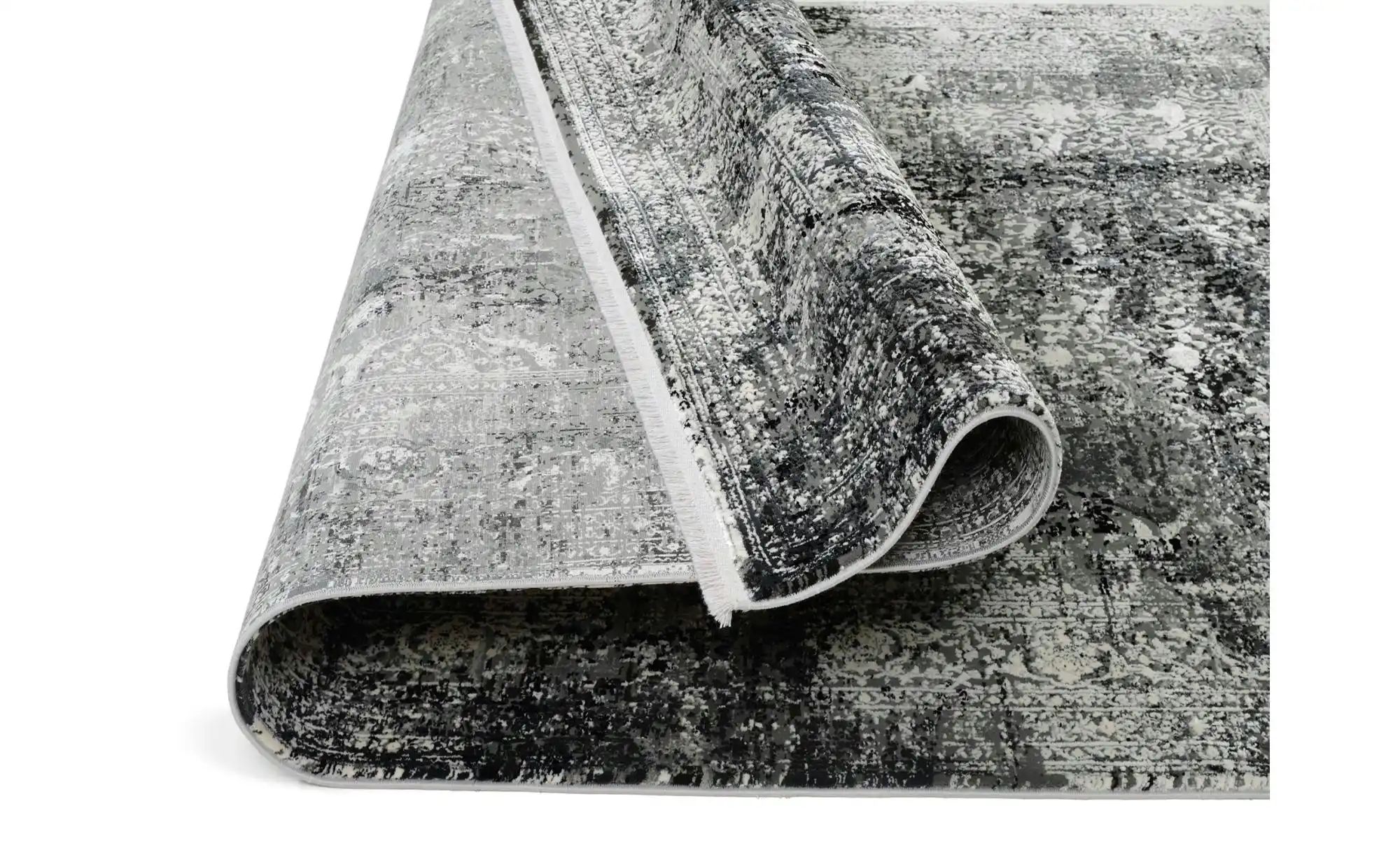 meinTeppich Teppich  Palermo ¦ grau ¦ Synthetische Fasern ¦ Maße (cm): B: 6 günstig online kaufen