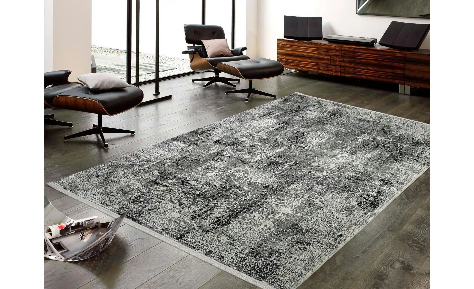 Thumbnail - meinTeppich Teppich Palermo ¦ grau ¦ Synthetische Fasern ¦ Maße (cm): B: 140 Teppiche > Wohnteppiche - Höffner