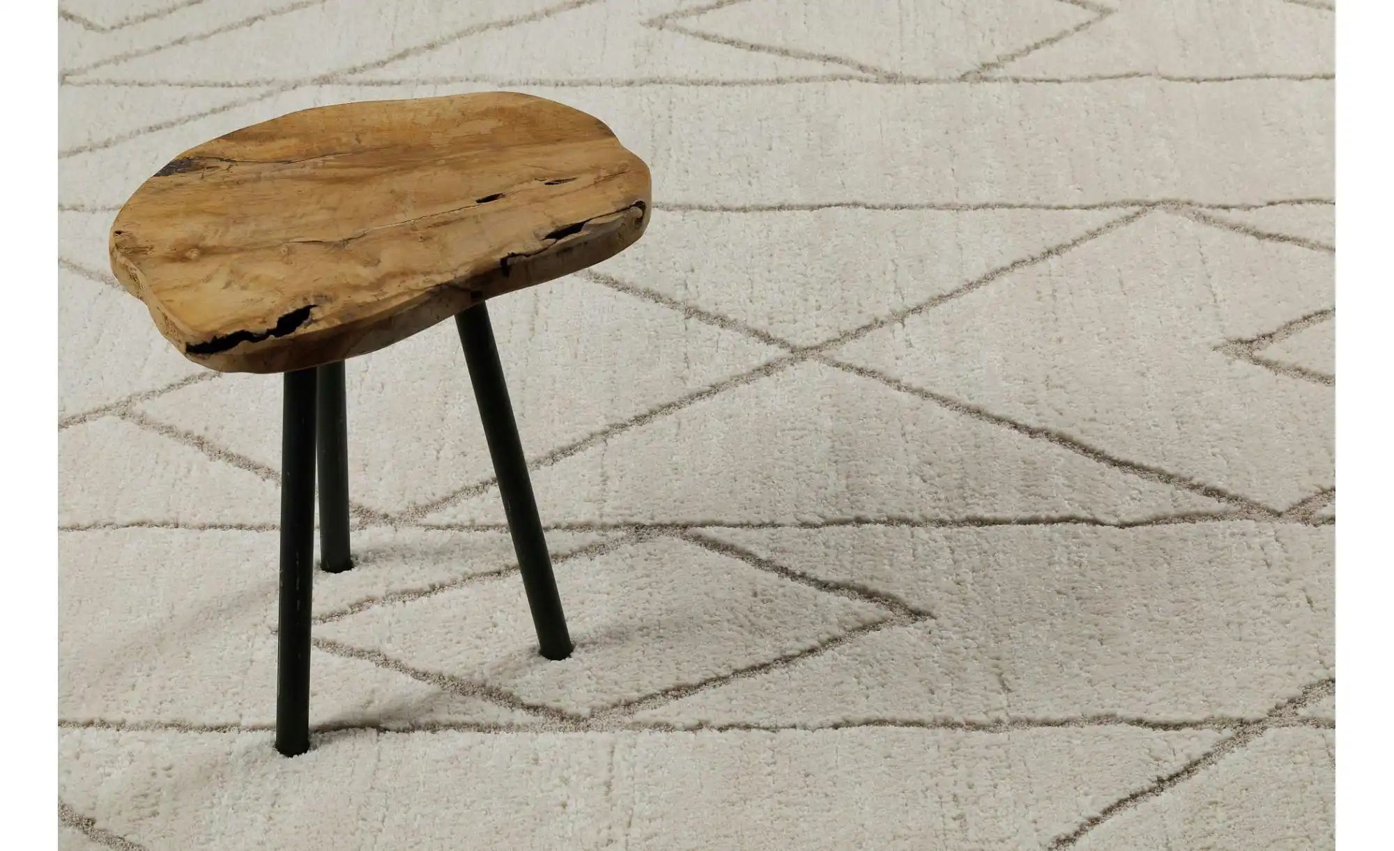 Thumbnail - Kurzflorteppich ¦ beige ¦ Synthetische Fasern ¦ Maße (cm): B: 200 H: 1,8 Teppiche > Wohnteppiche - Höffner