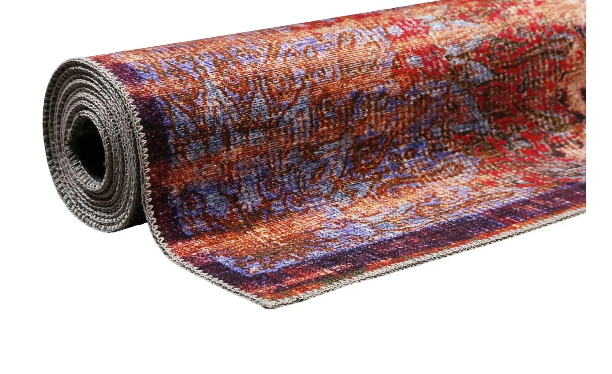 Thumbnail - Kurzflorteppich ¦ mehrfarbig ¦ Baumwolle ¦ Maße (cm): B: 70 H: 0,6 Teppiche > Vintage Teppiche - Höffner