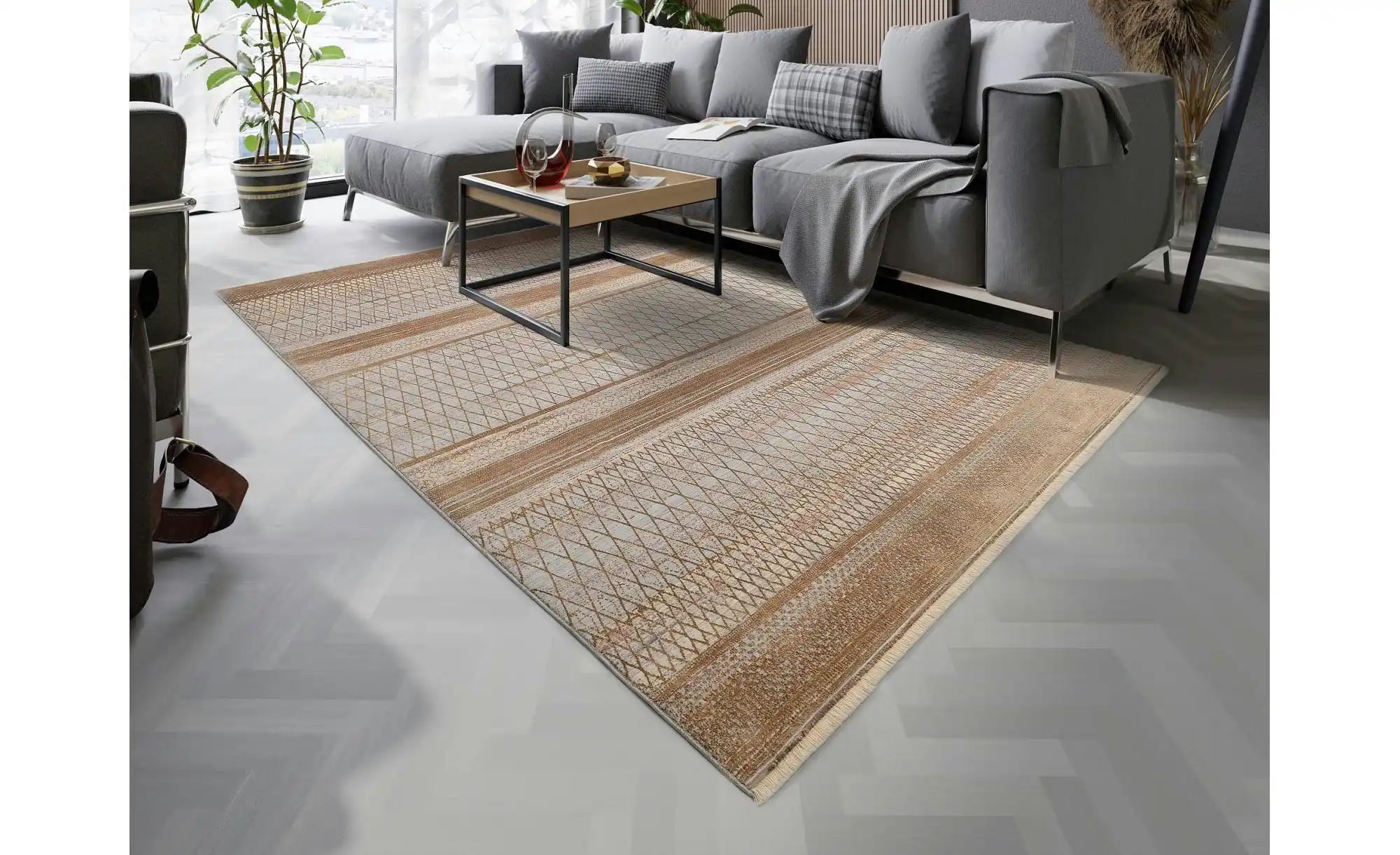 Teppich  Cremona ¦ braun ¦ Synthetische Fasern ¦ Maße (cm): B: 160 H: 0,7 T günstig online kaufen