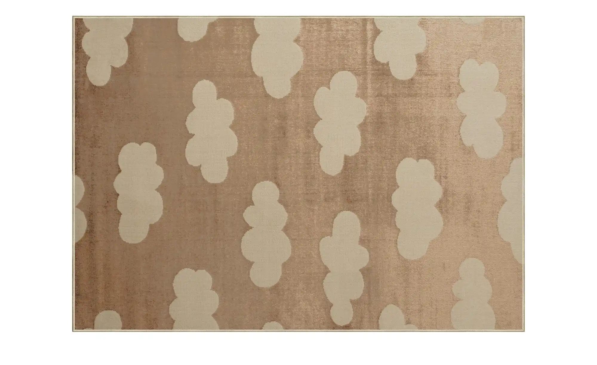 KJUT Webteppich  Clouds ¦ beige ¦ Synthetische Fasern ¦ Maße (cm): B: 133 T günstig online kaufen